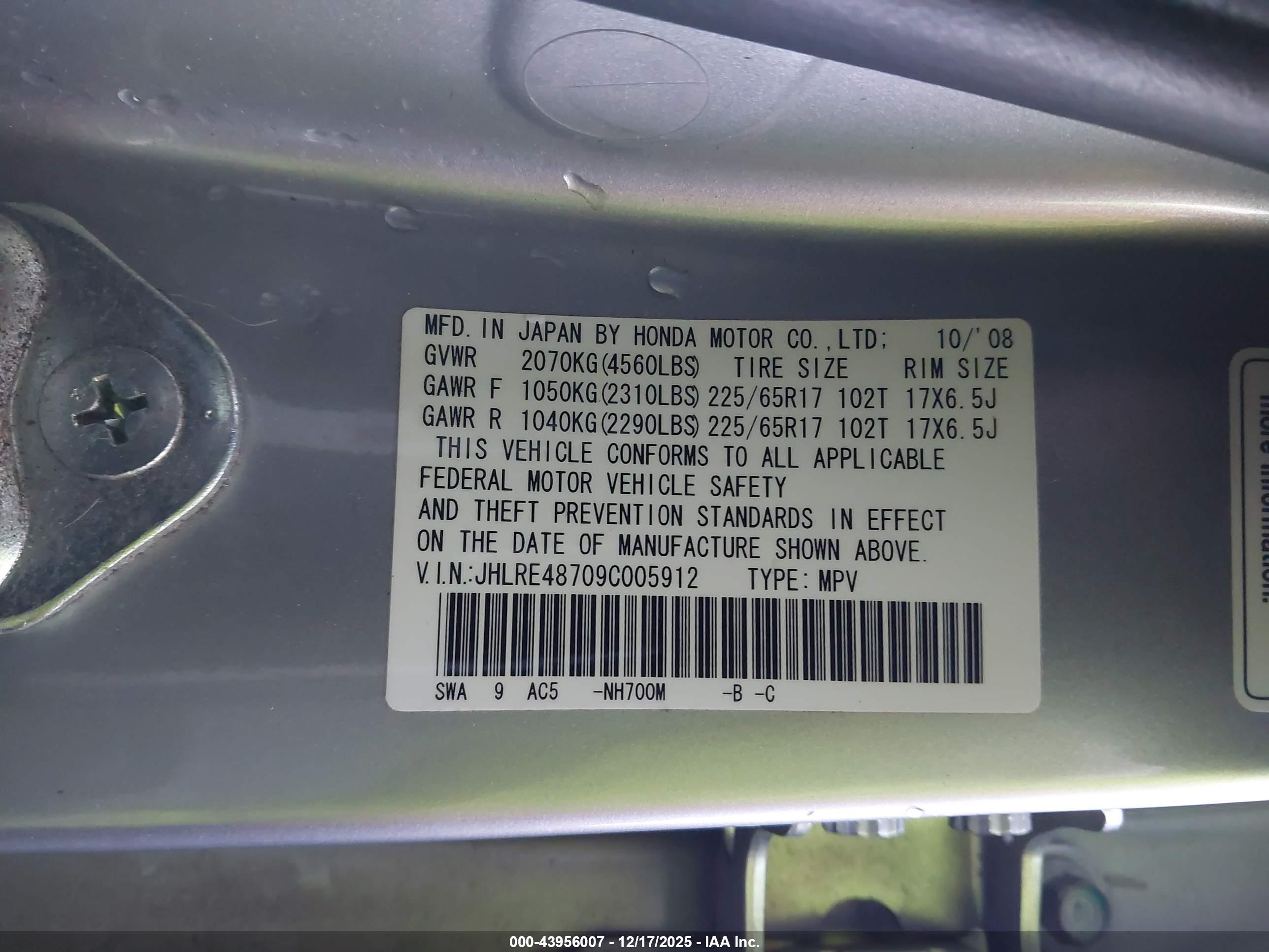 HONDA CR-V image 9