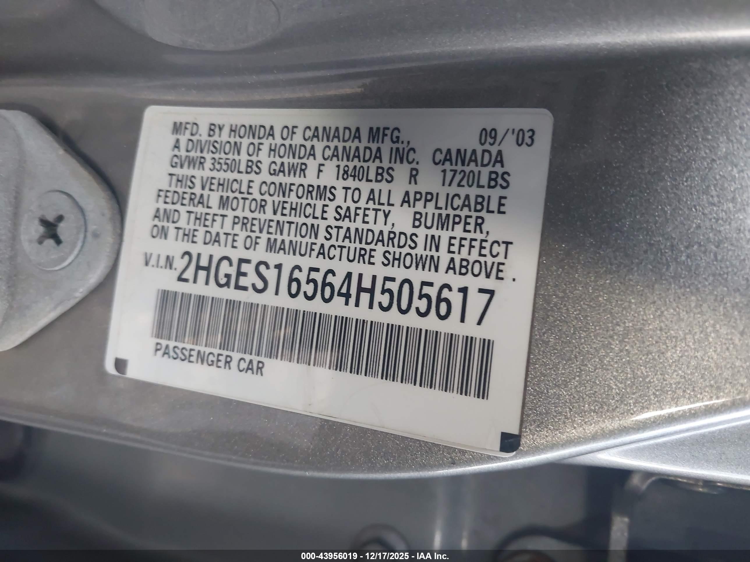 HONDA CIVIC image 9
