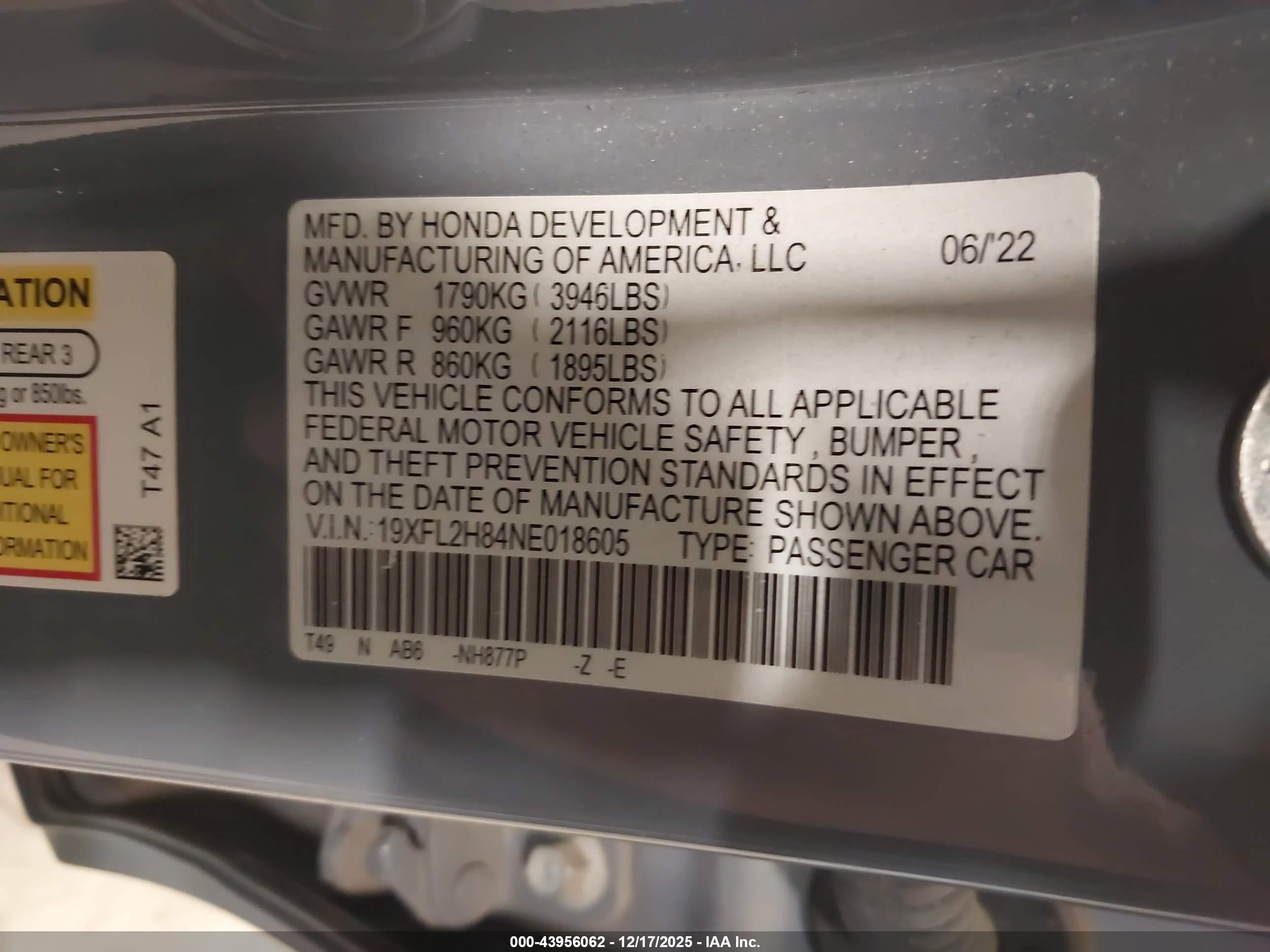 HONDA CIVIC image 9