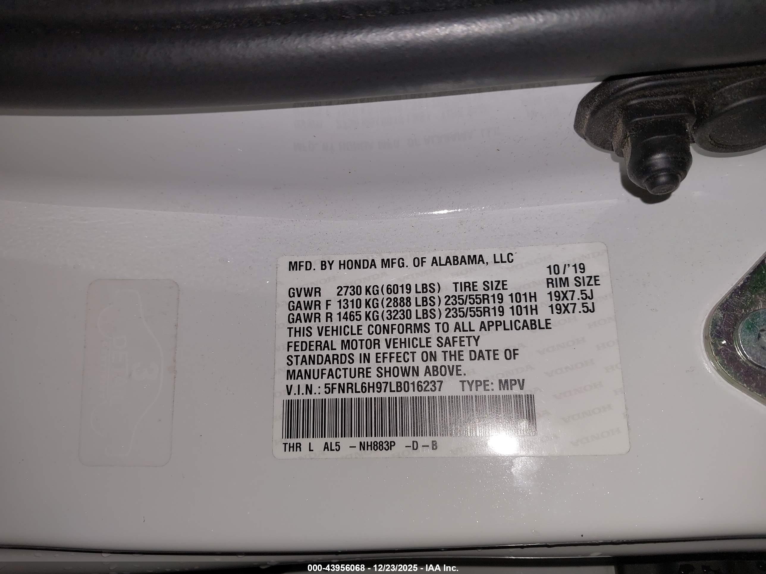 HONDA ODYSSEY image 9