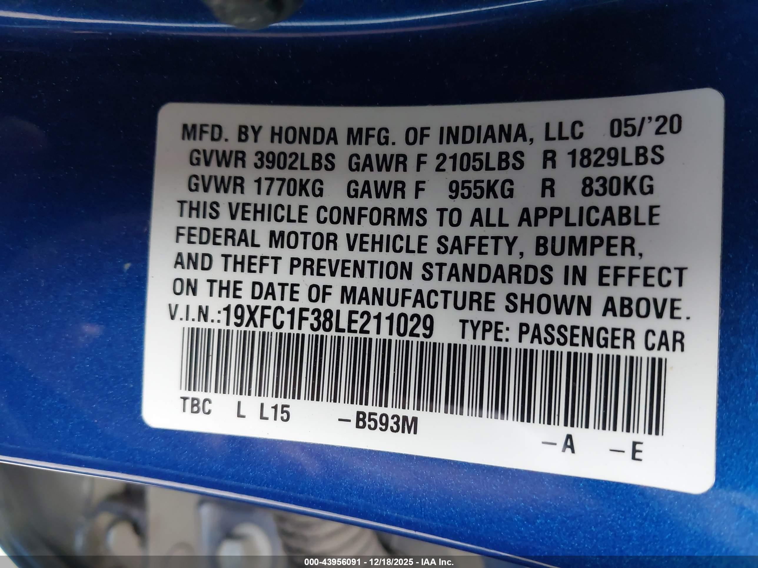 HONDA CIVIC image 9