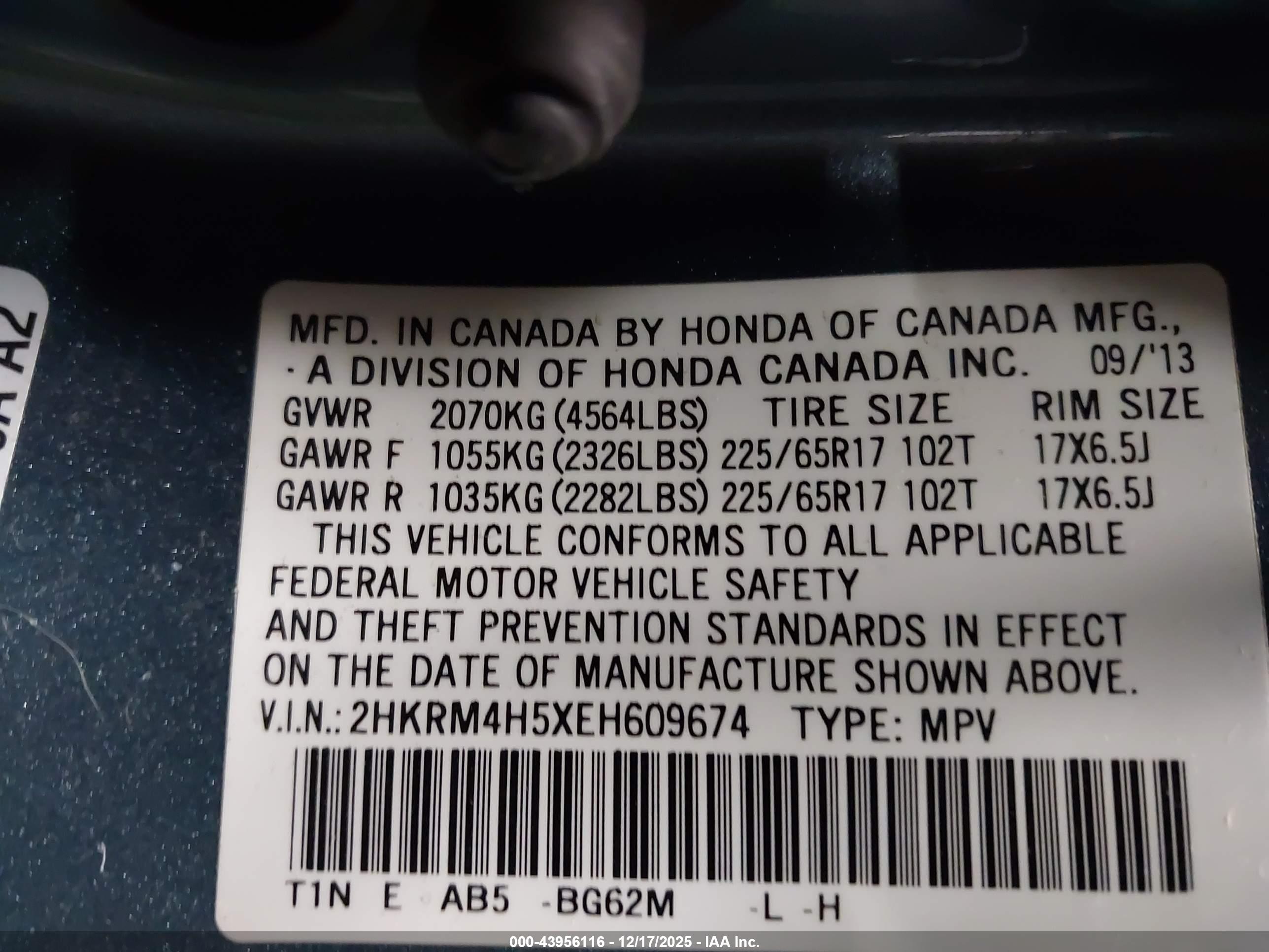 HONDA CR-V image 9