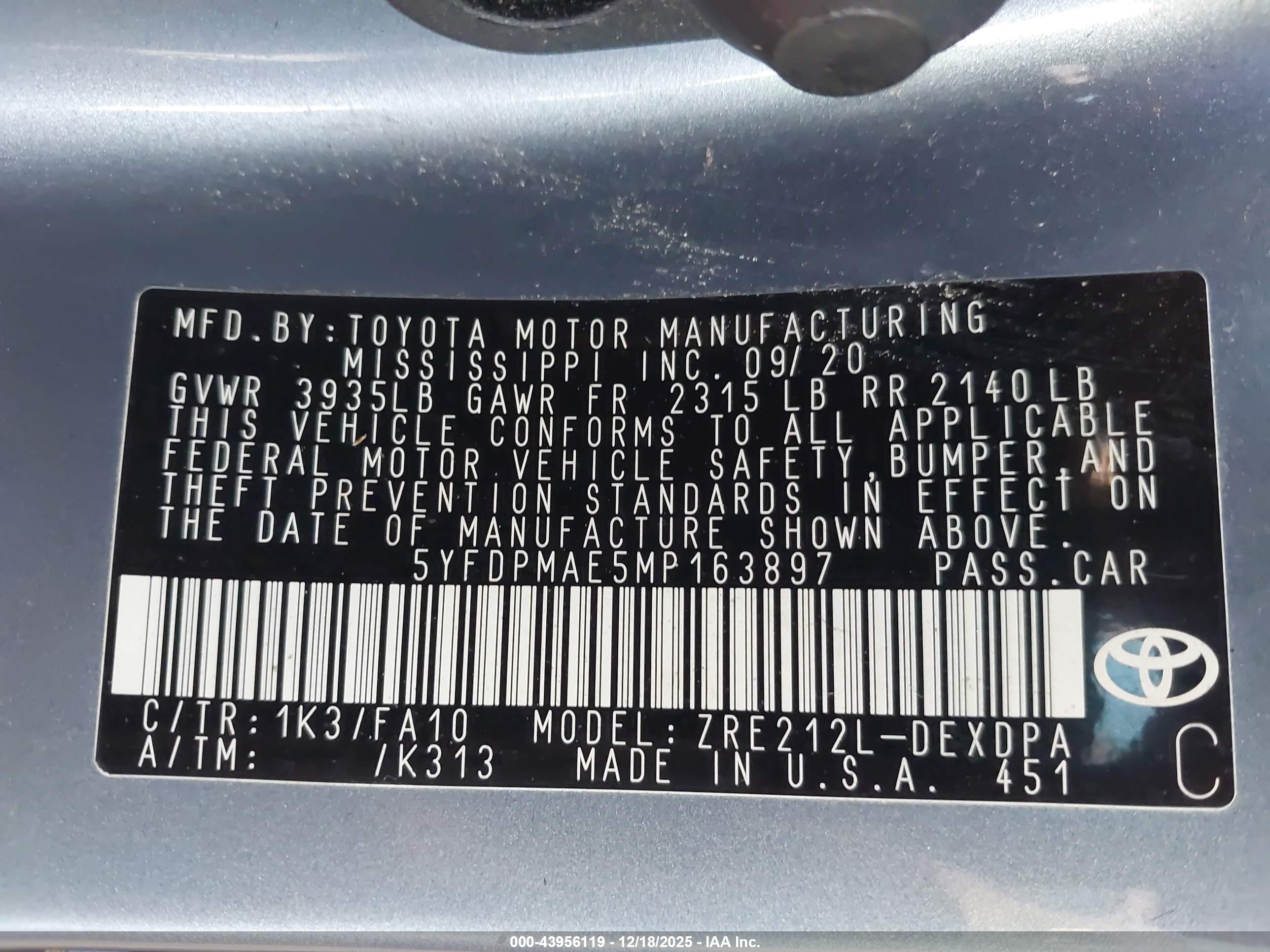 TOYOTA COROLLA image 9