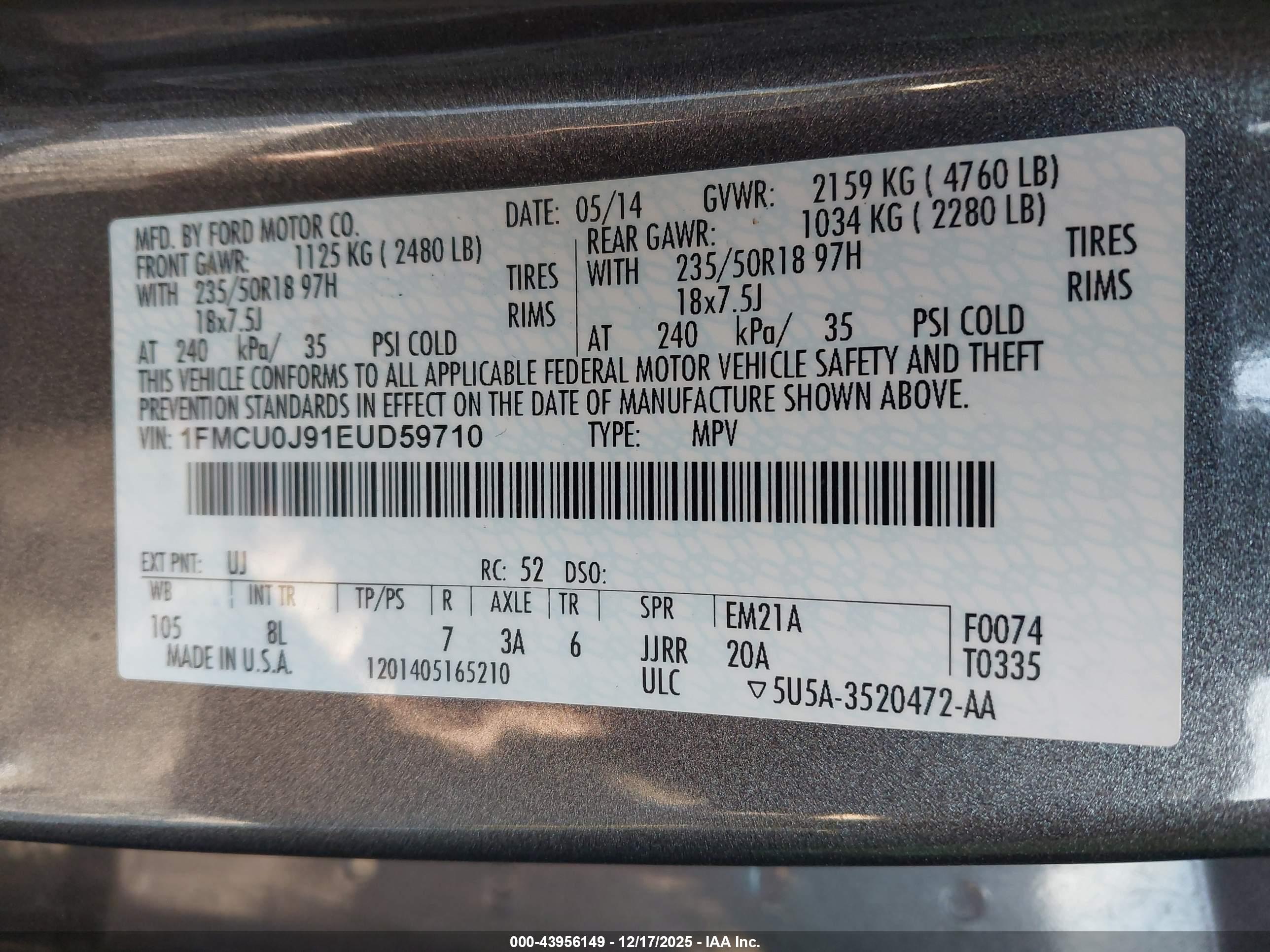 FORD ESCAPE image 9