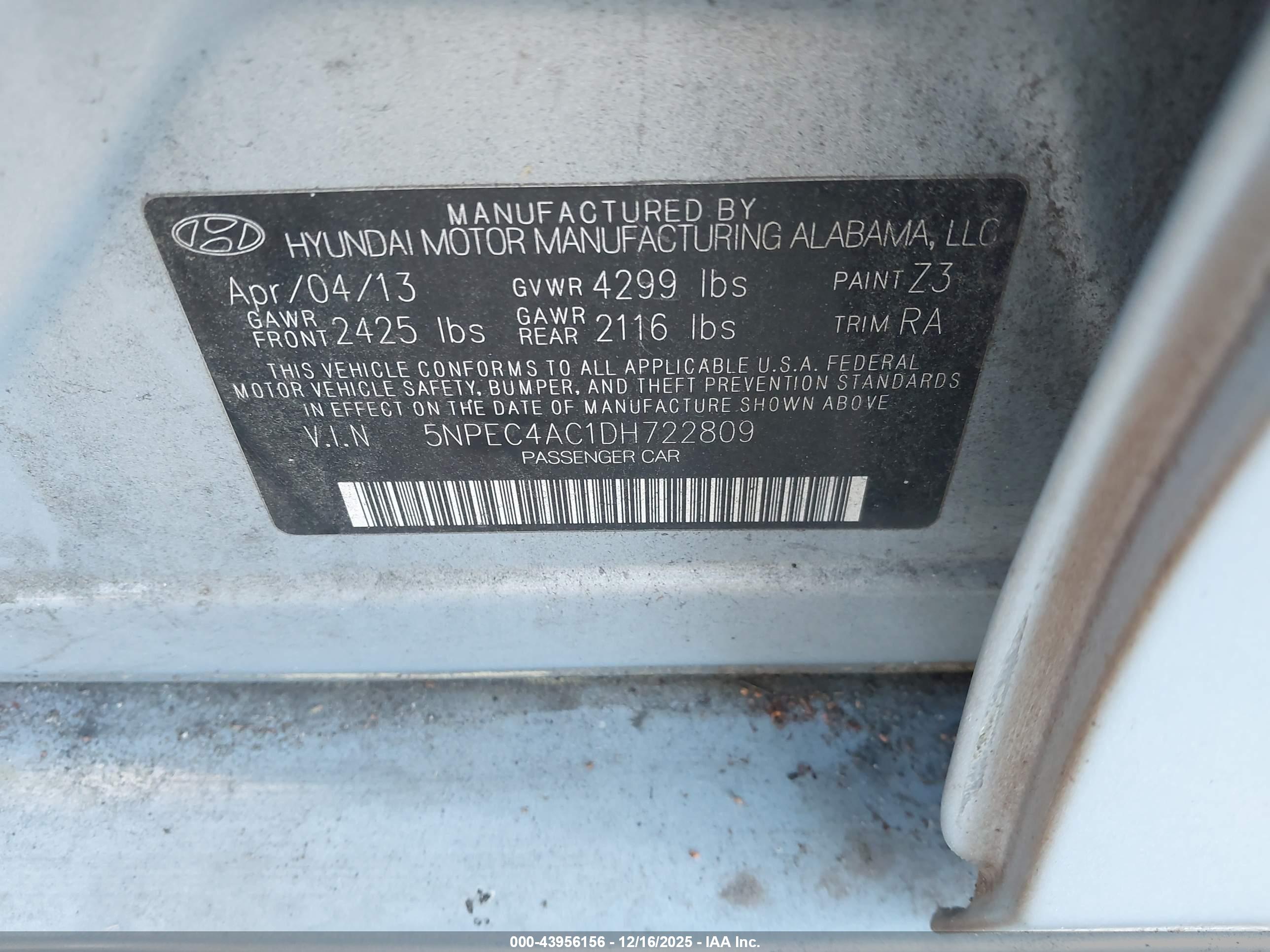 HYUNDAI SONATA image 9