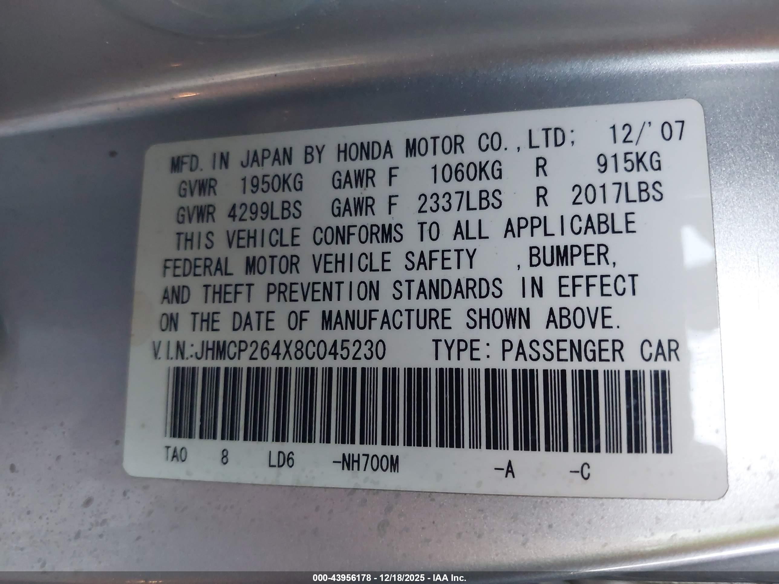 HONDA ACCORD image 9