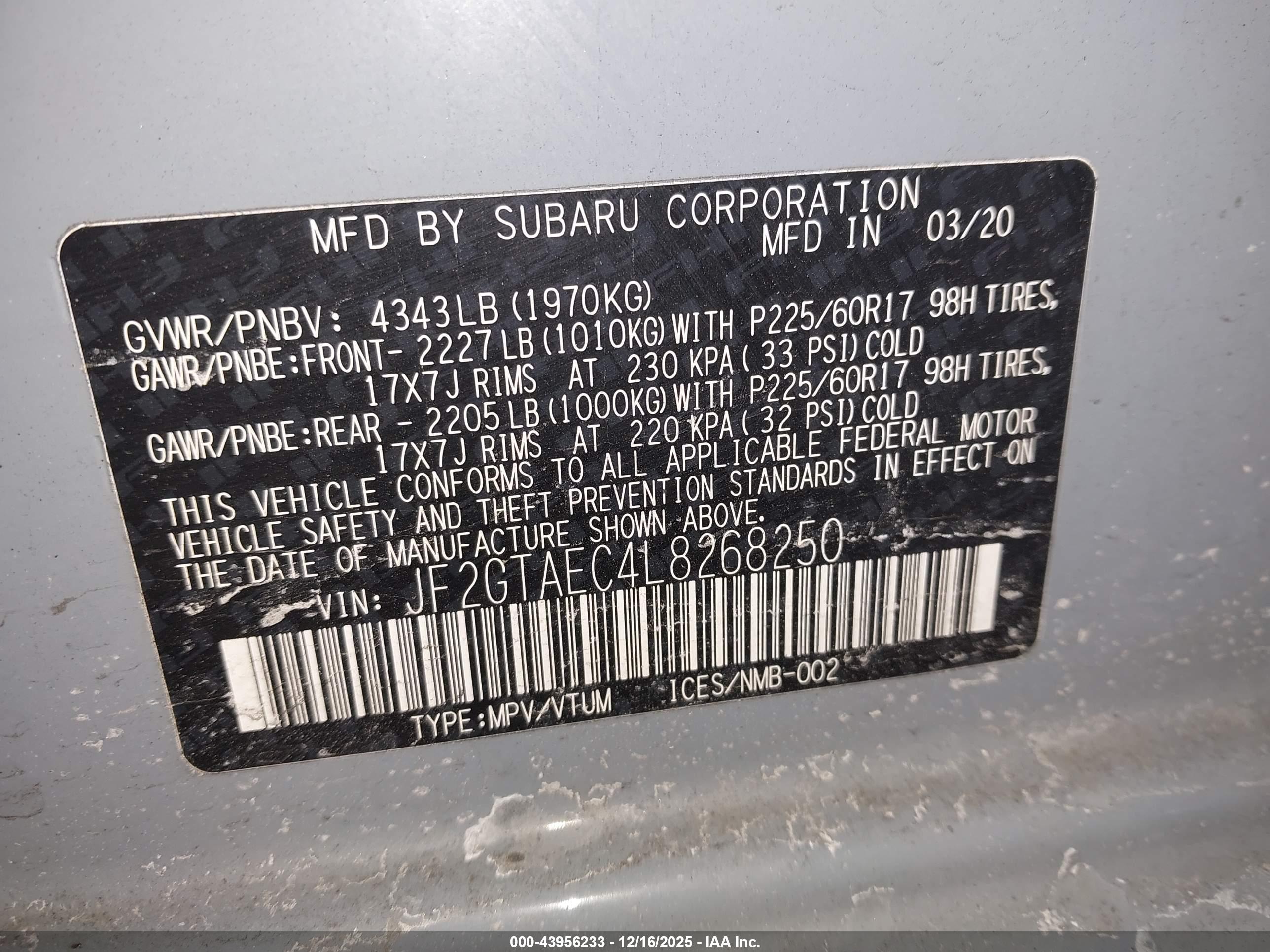 SUBARU CROSSTREK image 9