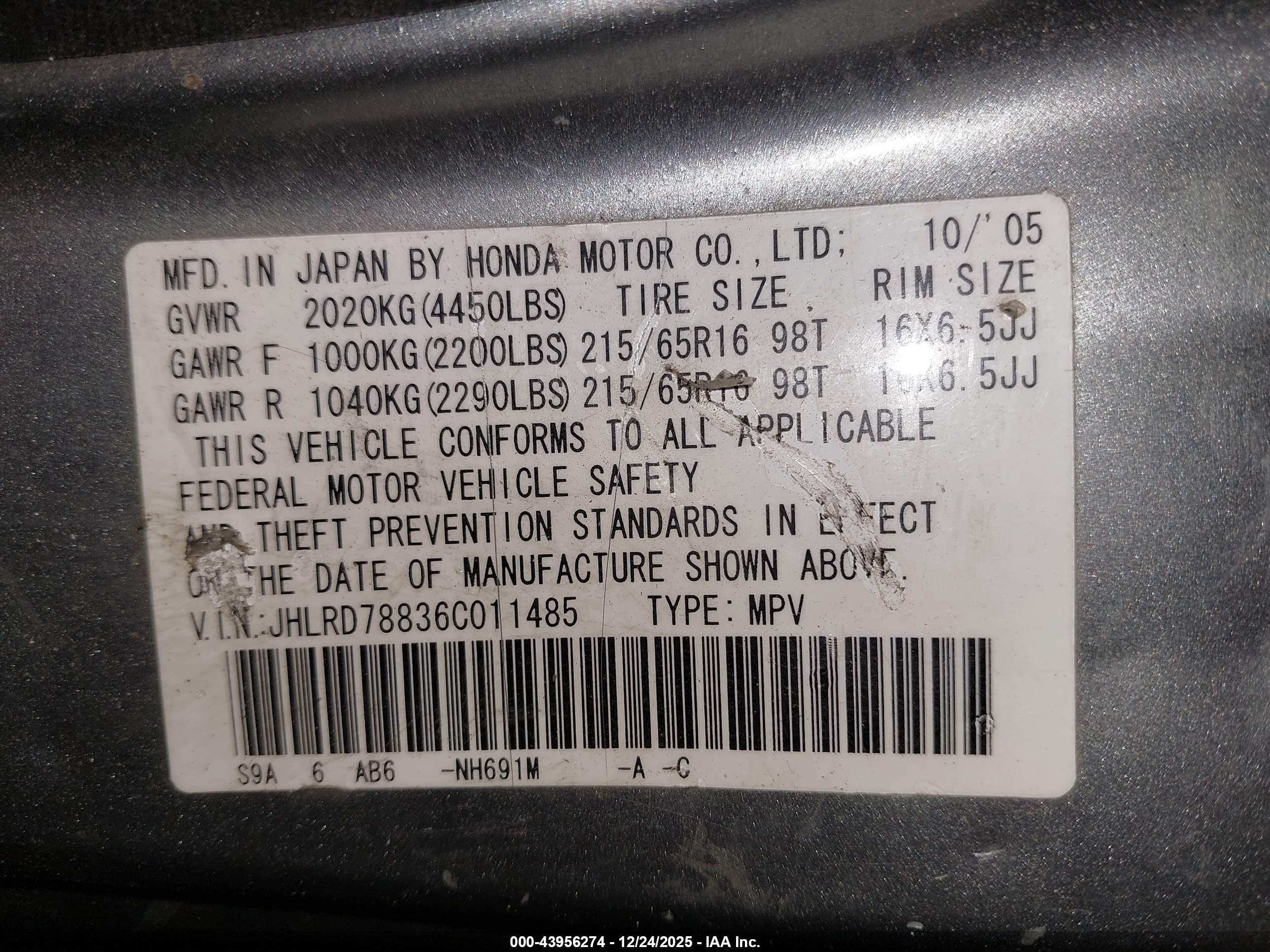 HONDA CR-V image 9