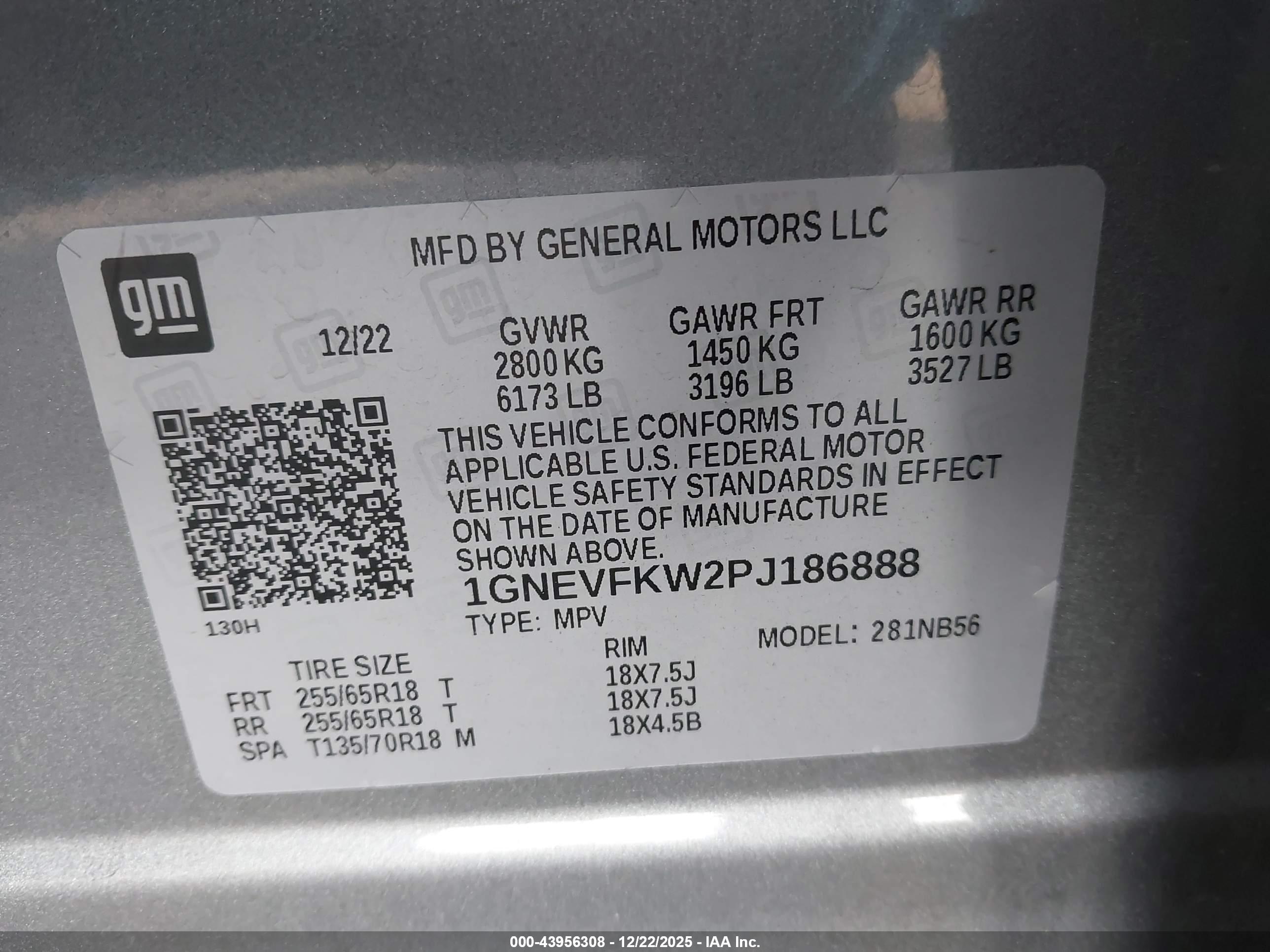 CHEVROLET TRAVERSE image 9