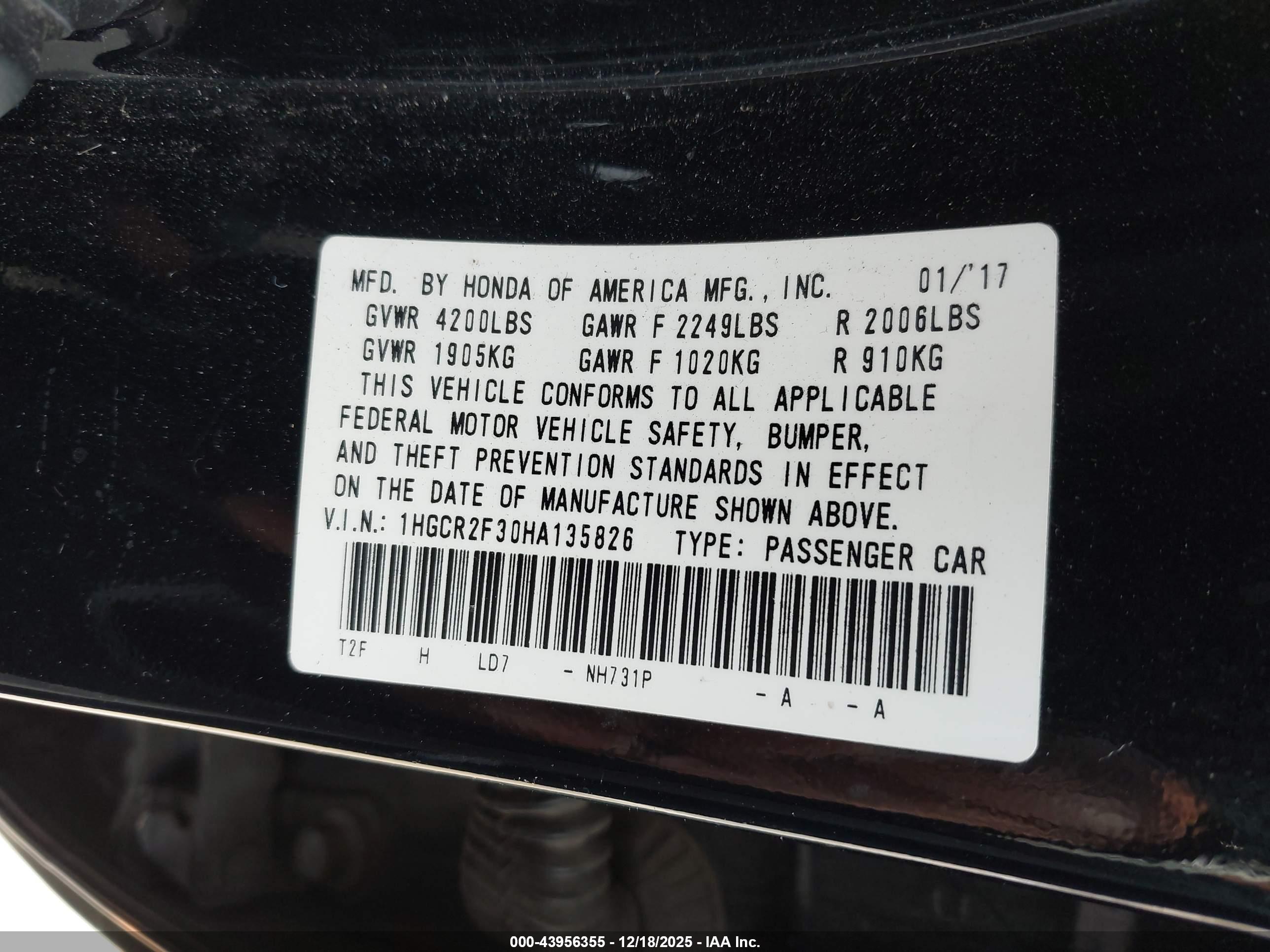 HONDA ACCORD image 9