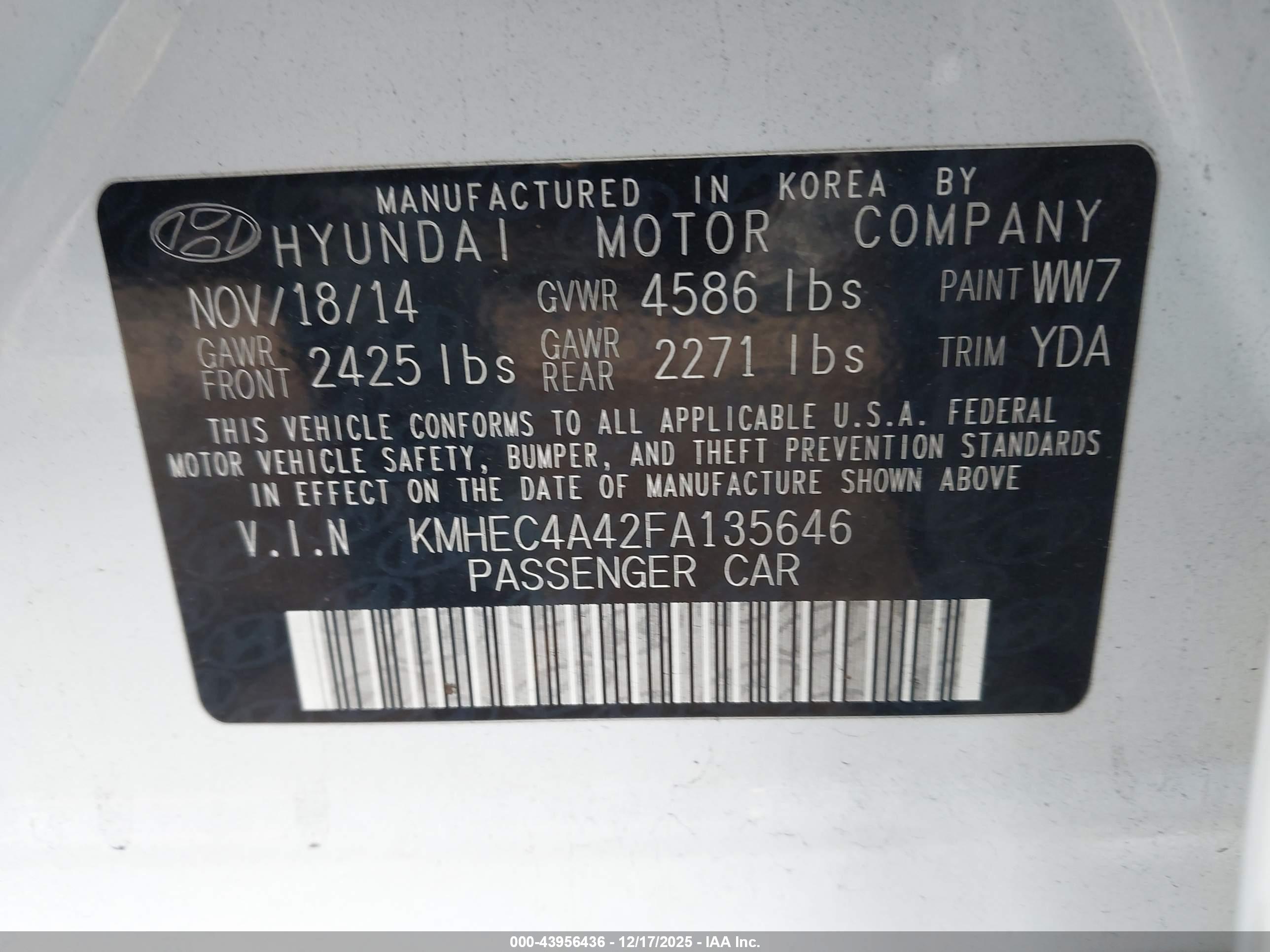 HYUNDAI SONATA image 9