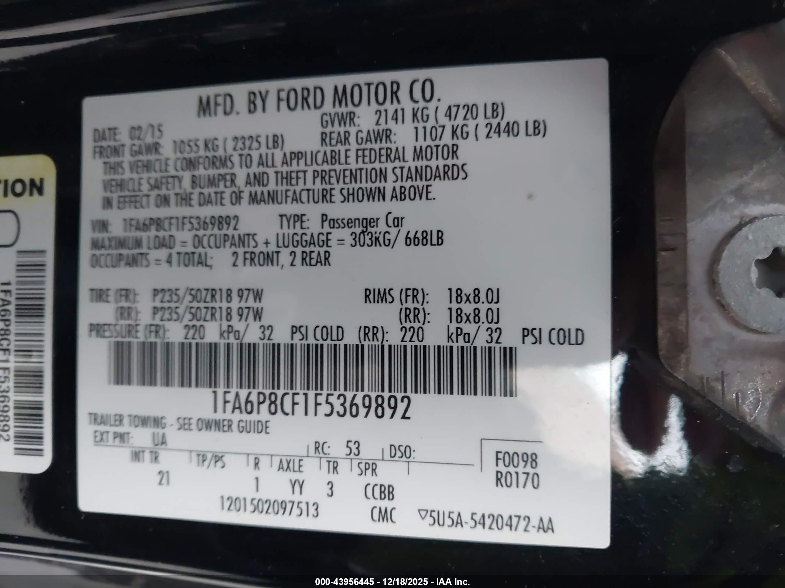 FORD MUSTANG image 9