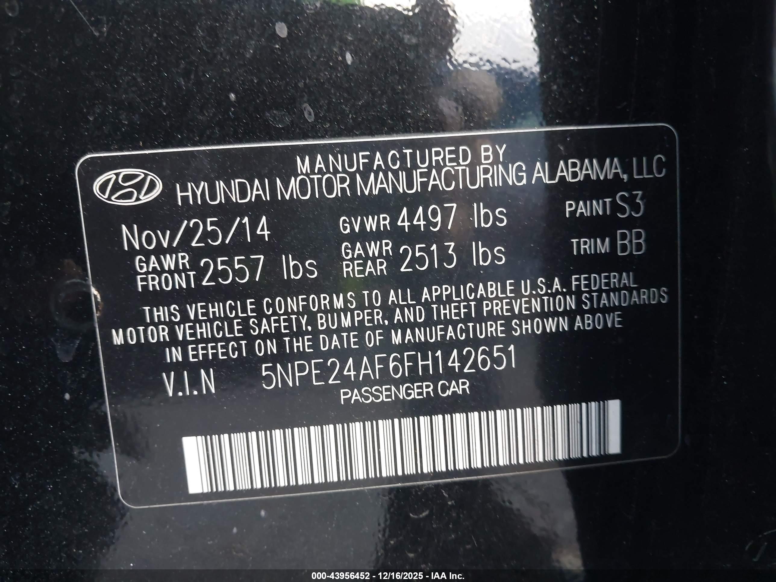 HYUNDAI SONATA image 9