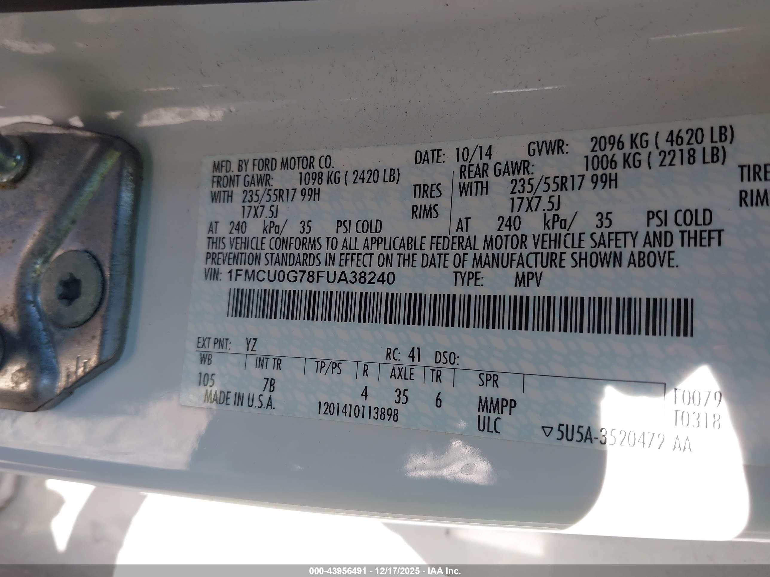 FORD ESCAPE image 9