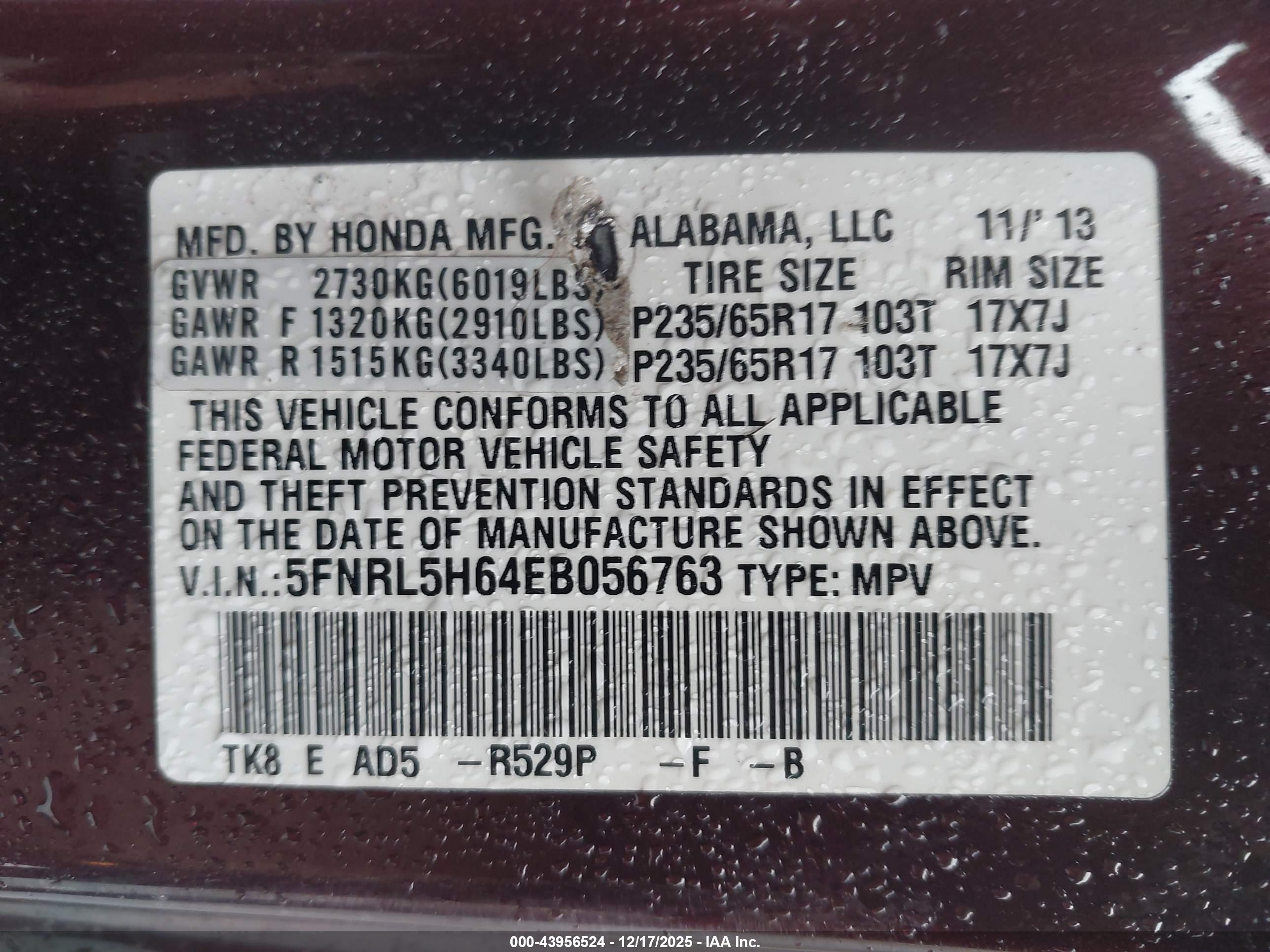 HONDA ODYSSEY image 9