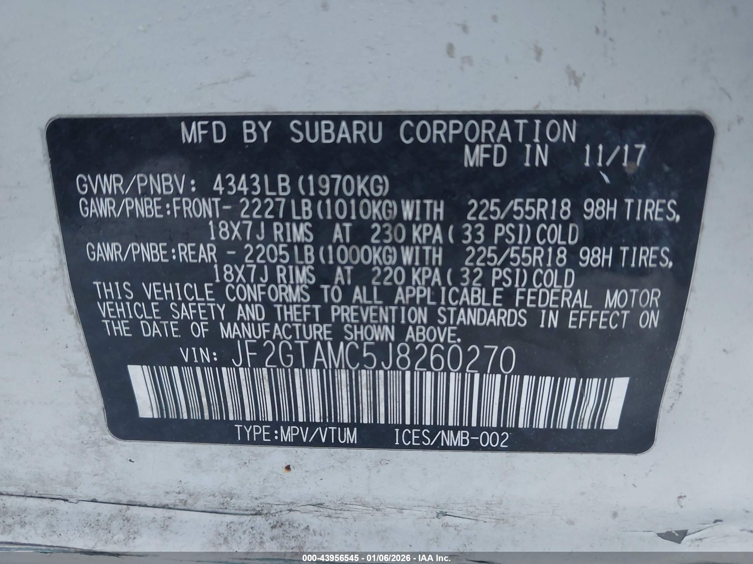 SUBARU CROSSTREK image 9