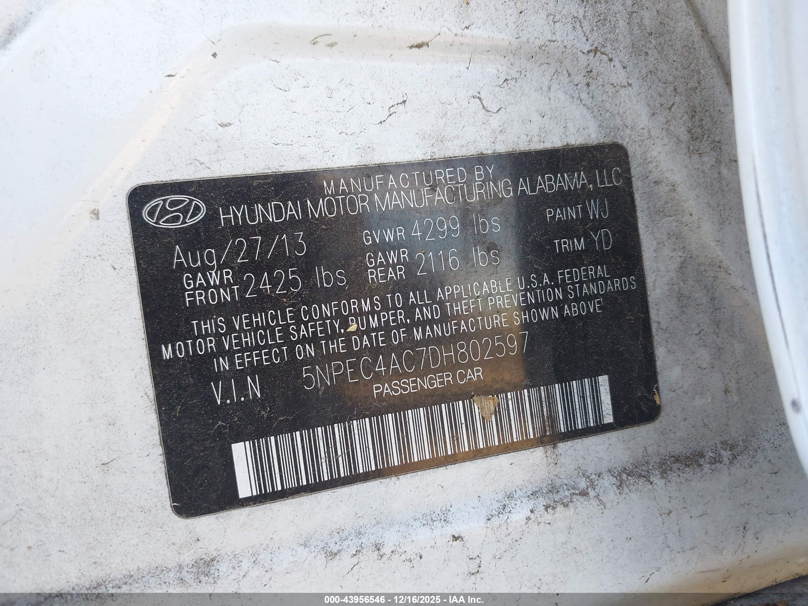HYUNDAI SONATA image 9
