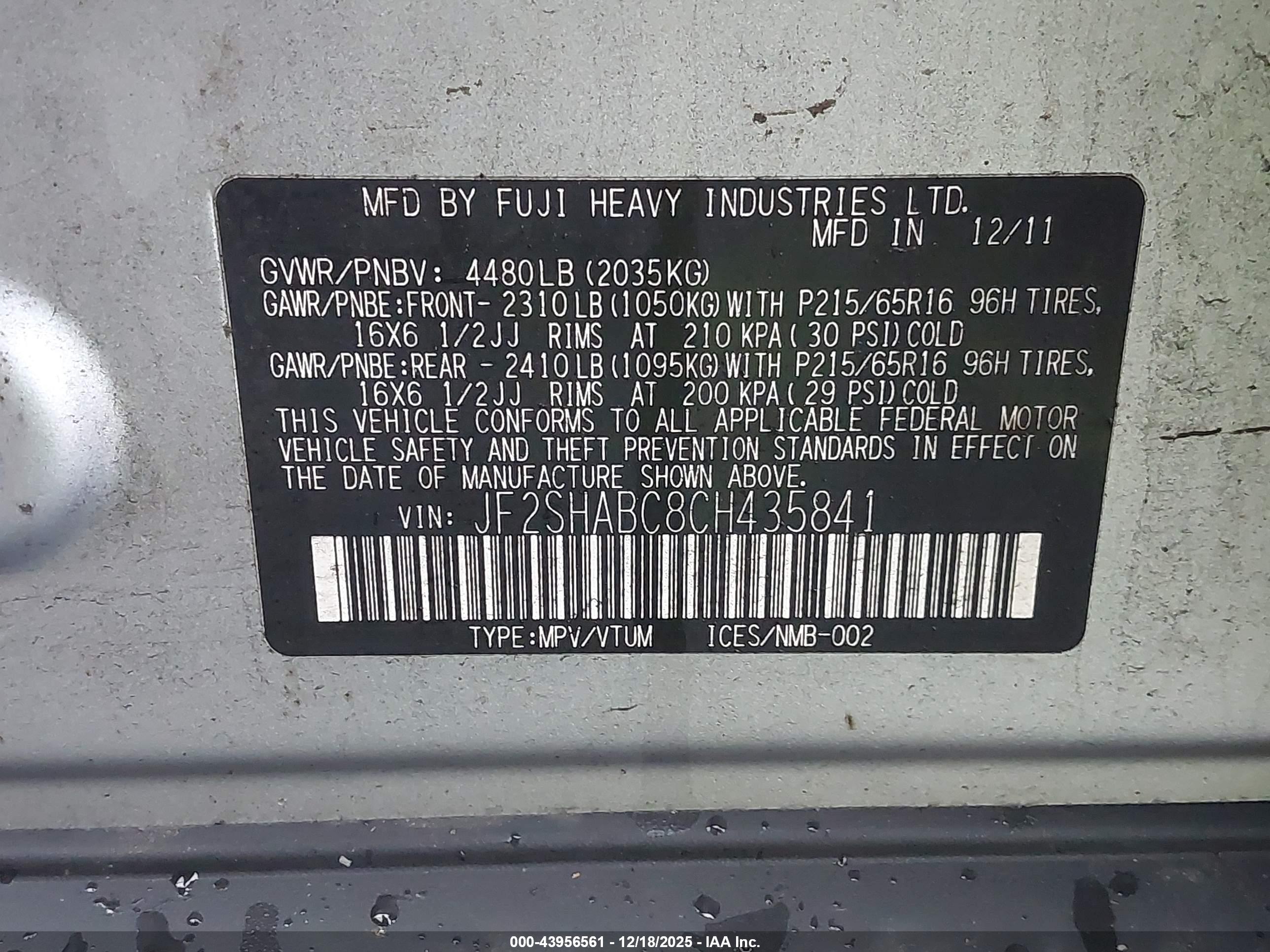 SUBARU FORESTER image 9