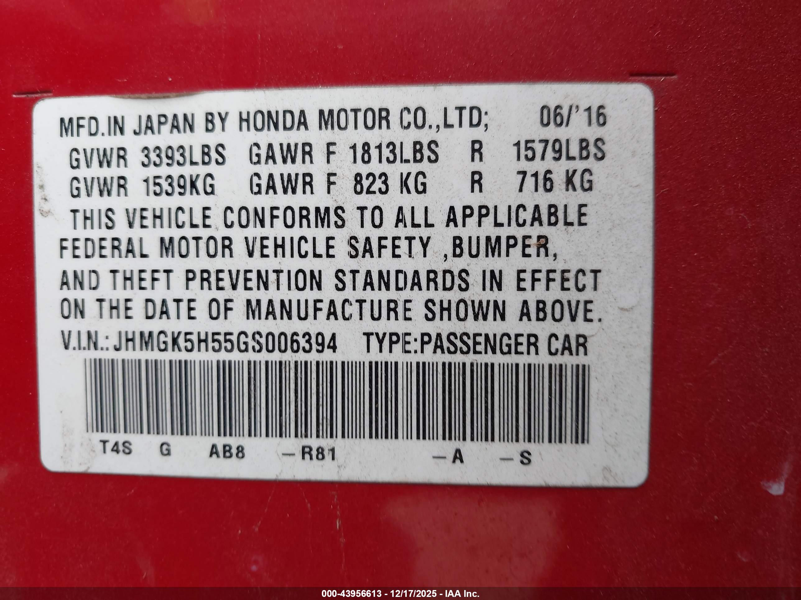 HONDA FIT image 9