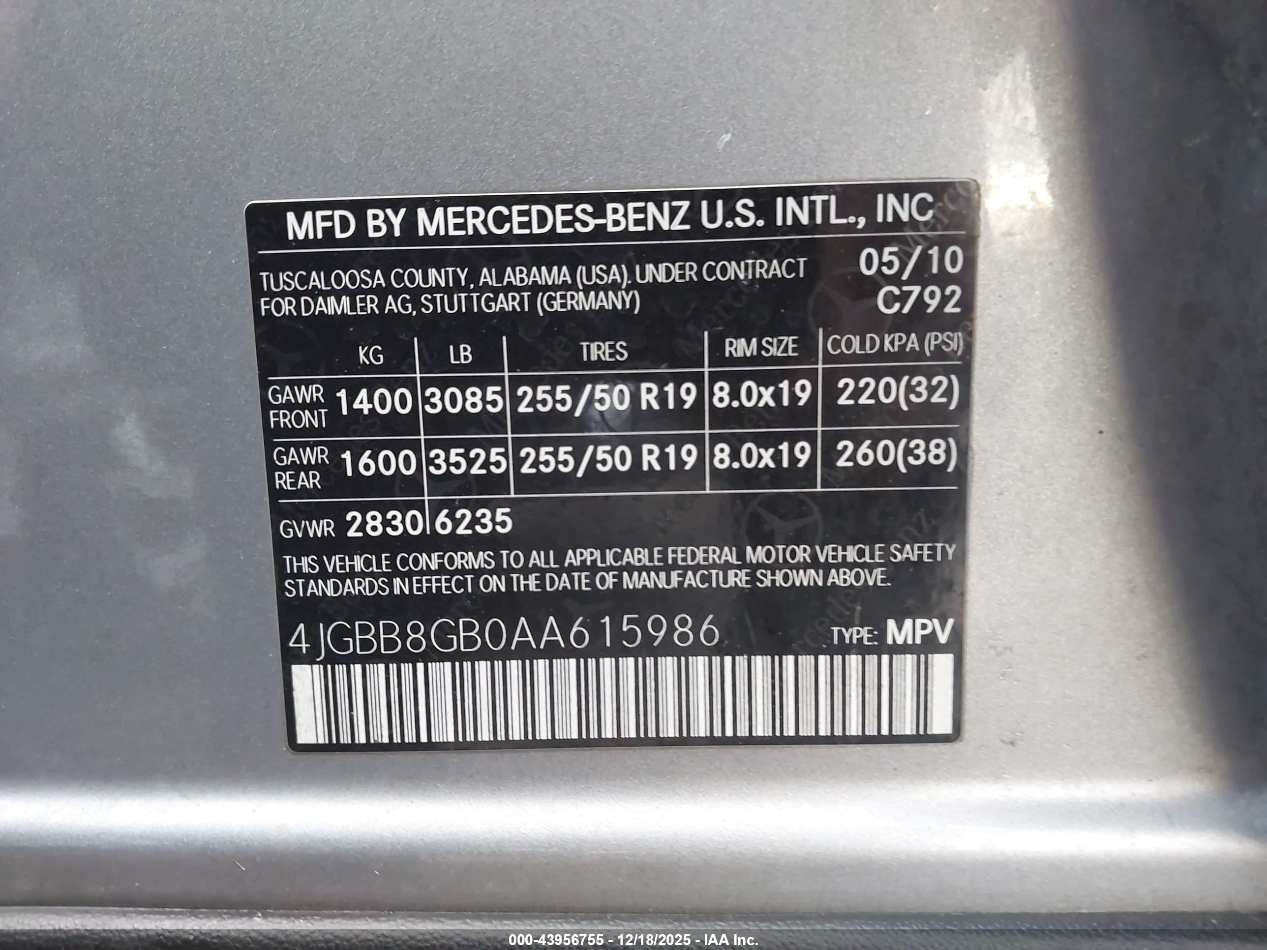 MERCEDES-BENZ ML image 9