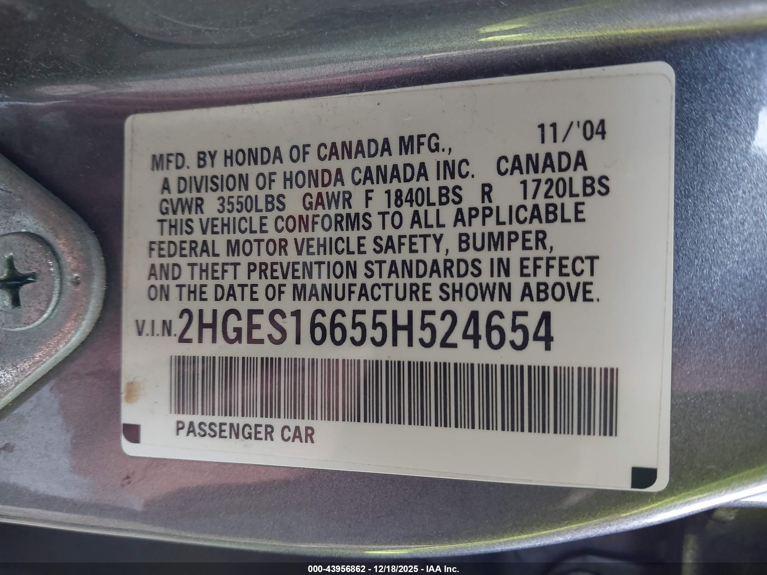 HONDA CIVIC image 9