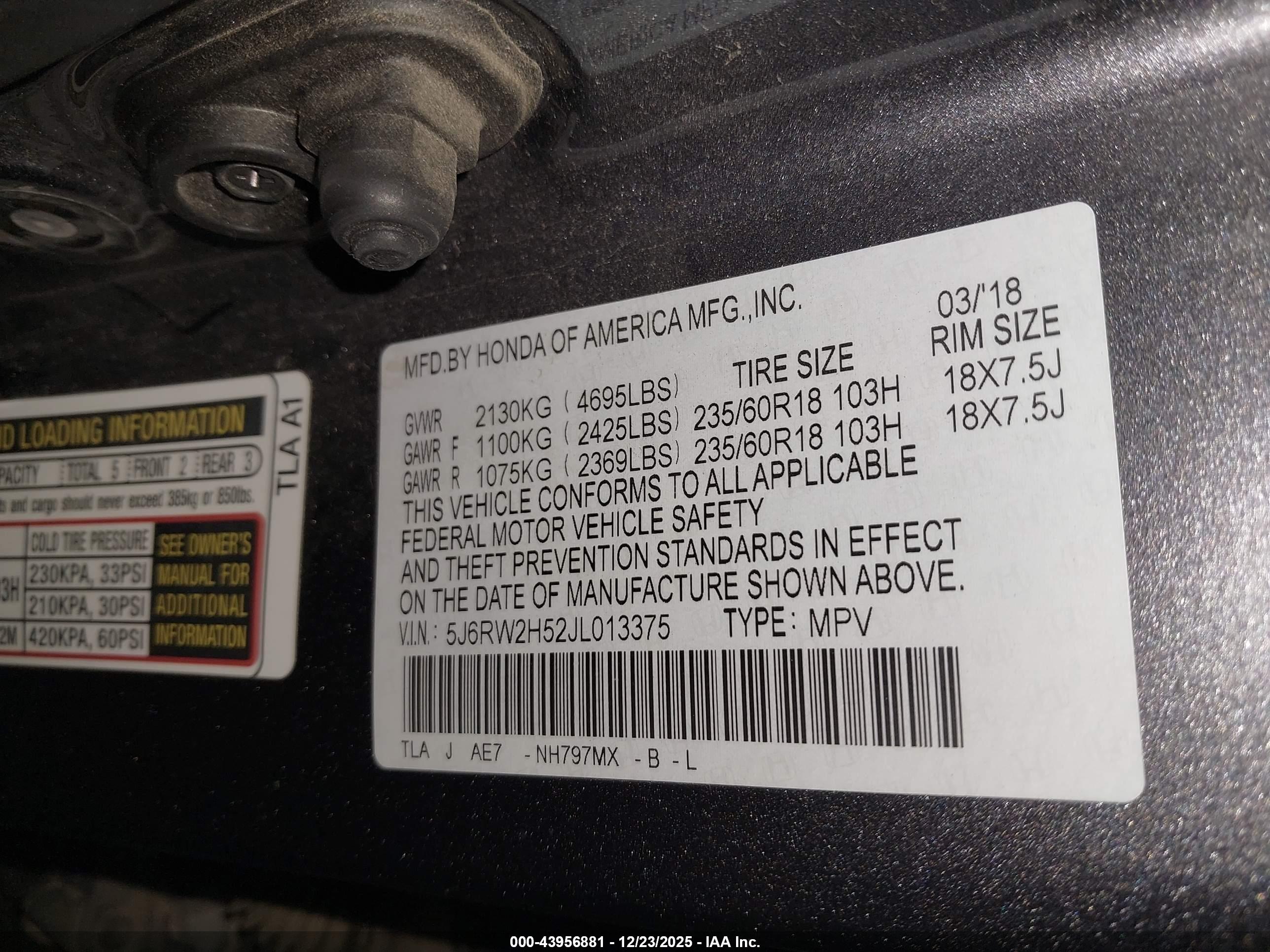 HONDA CR-V image 9
