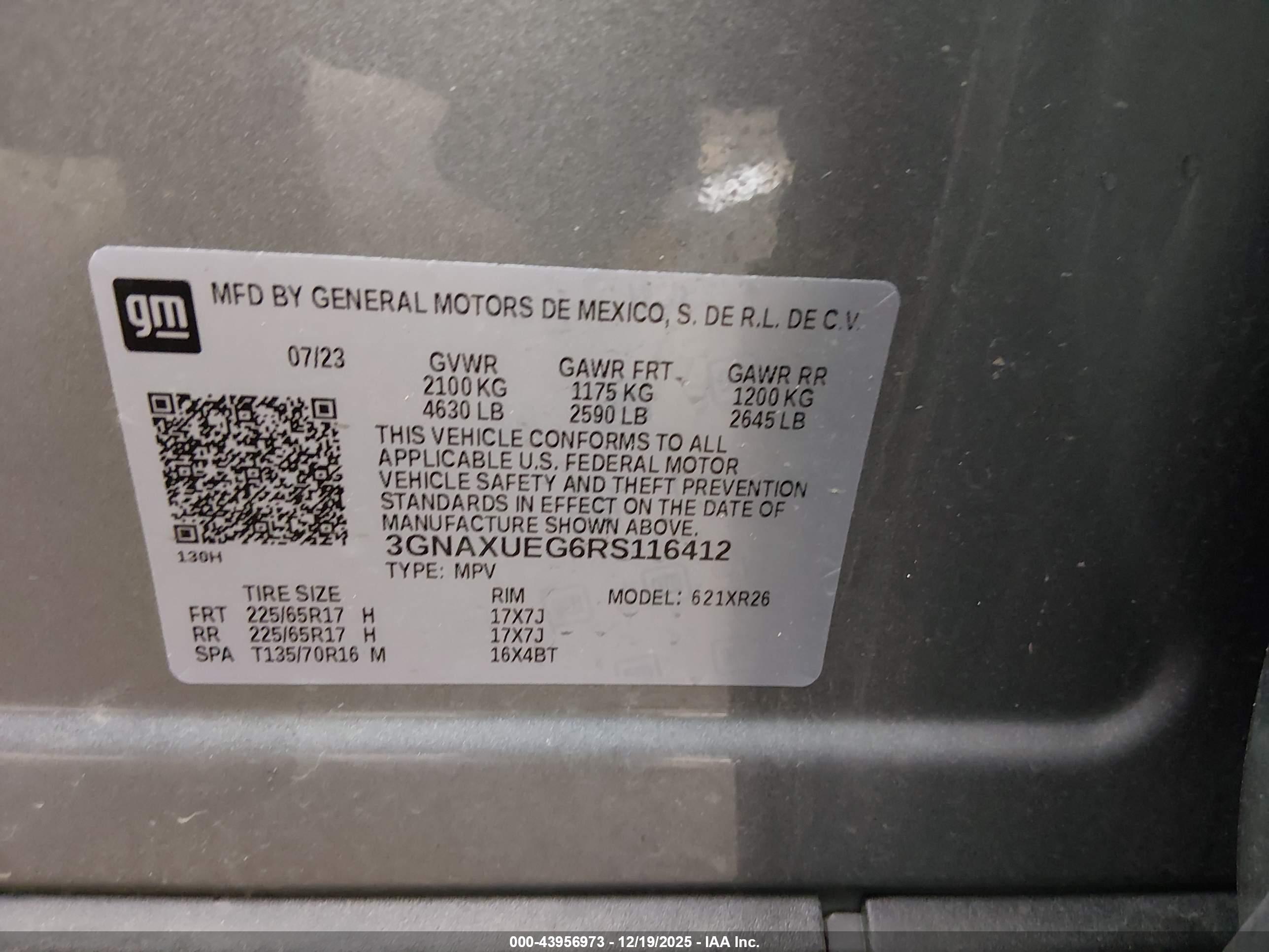 CHEVROLET EQUINOX image 9