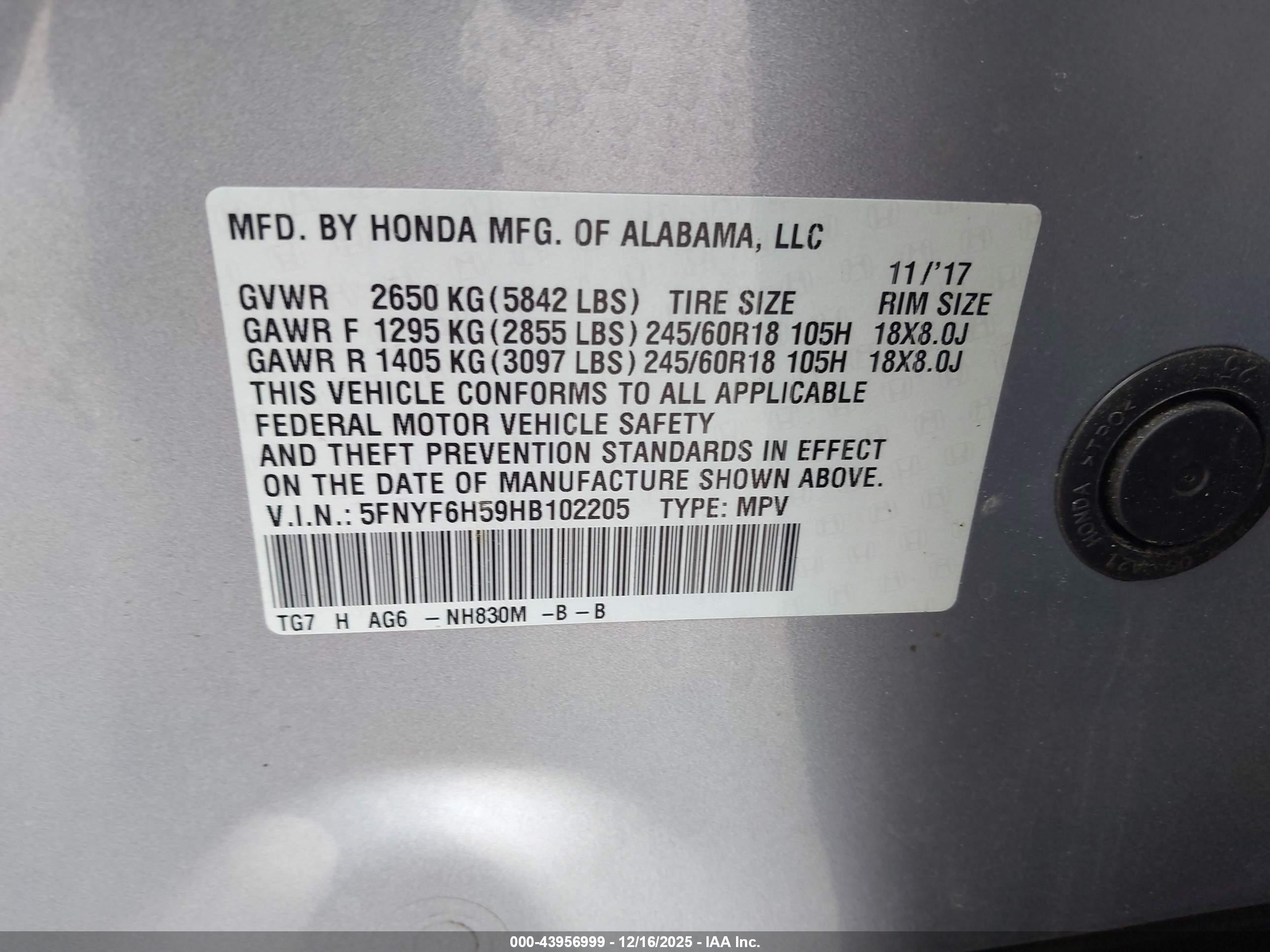 HONDA PILOT image 9