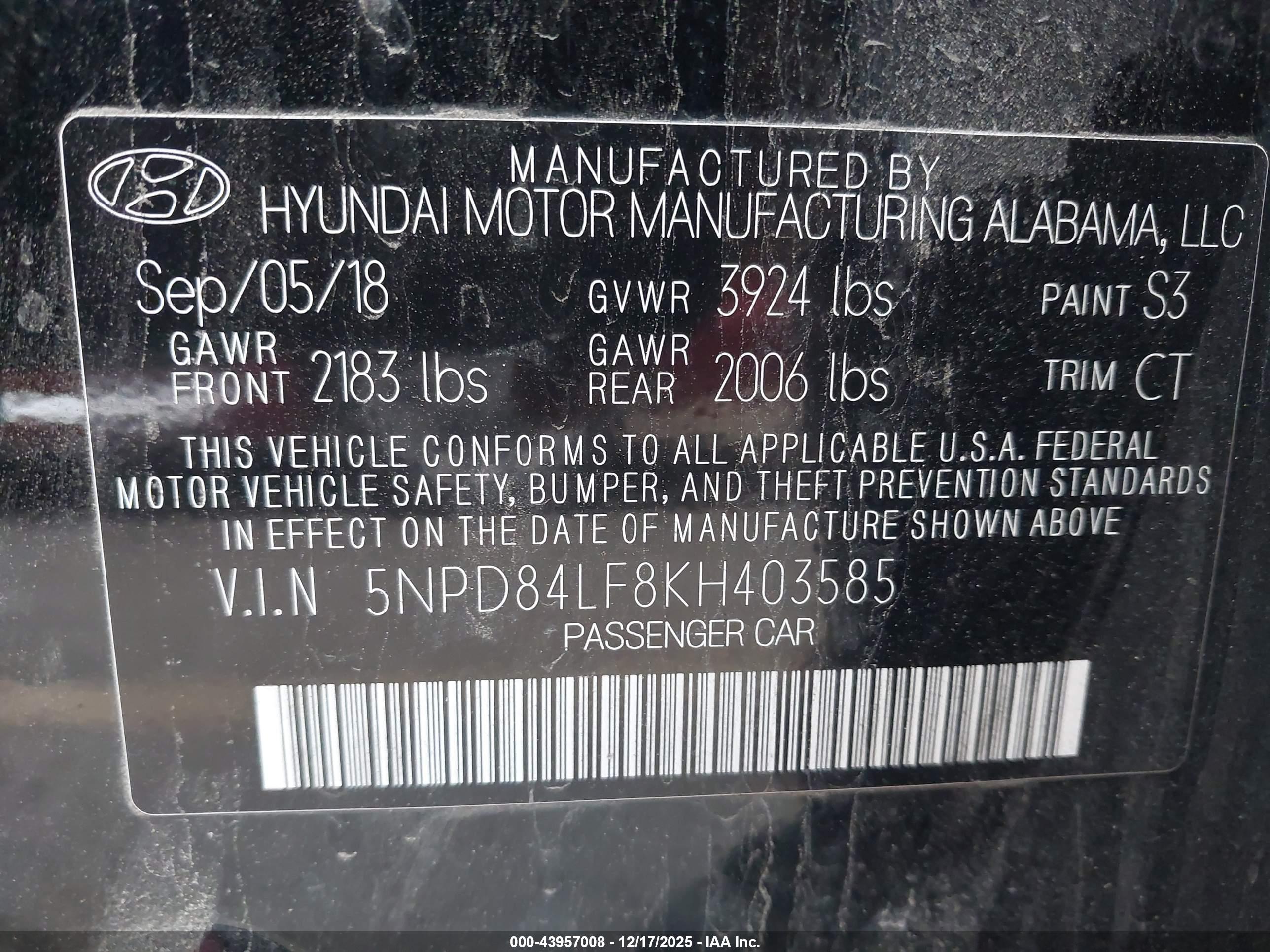 HYUNDAI ELANTRA image 9