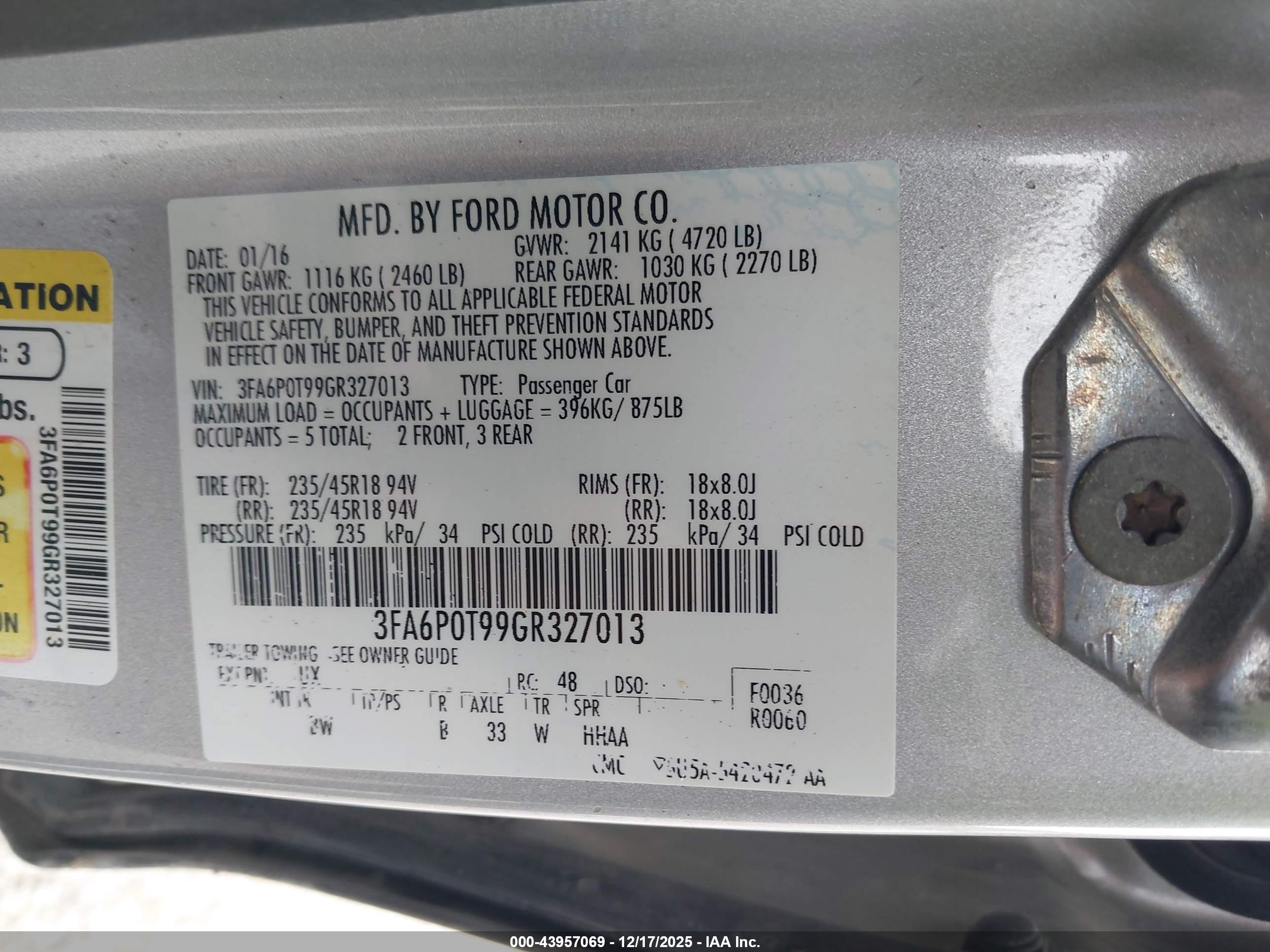 FORD FUSION image 9
