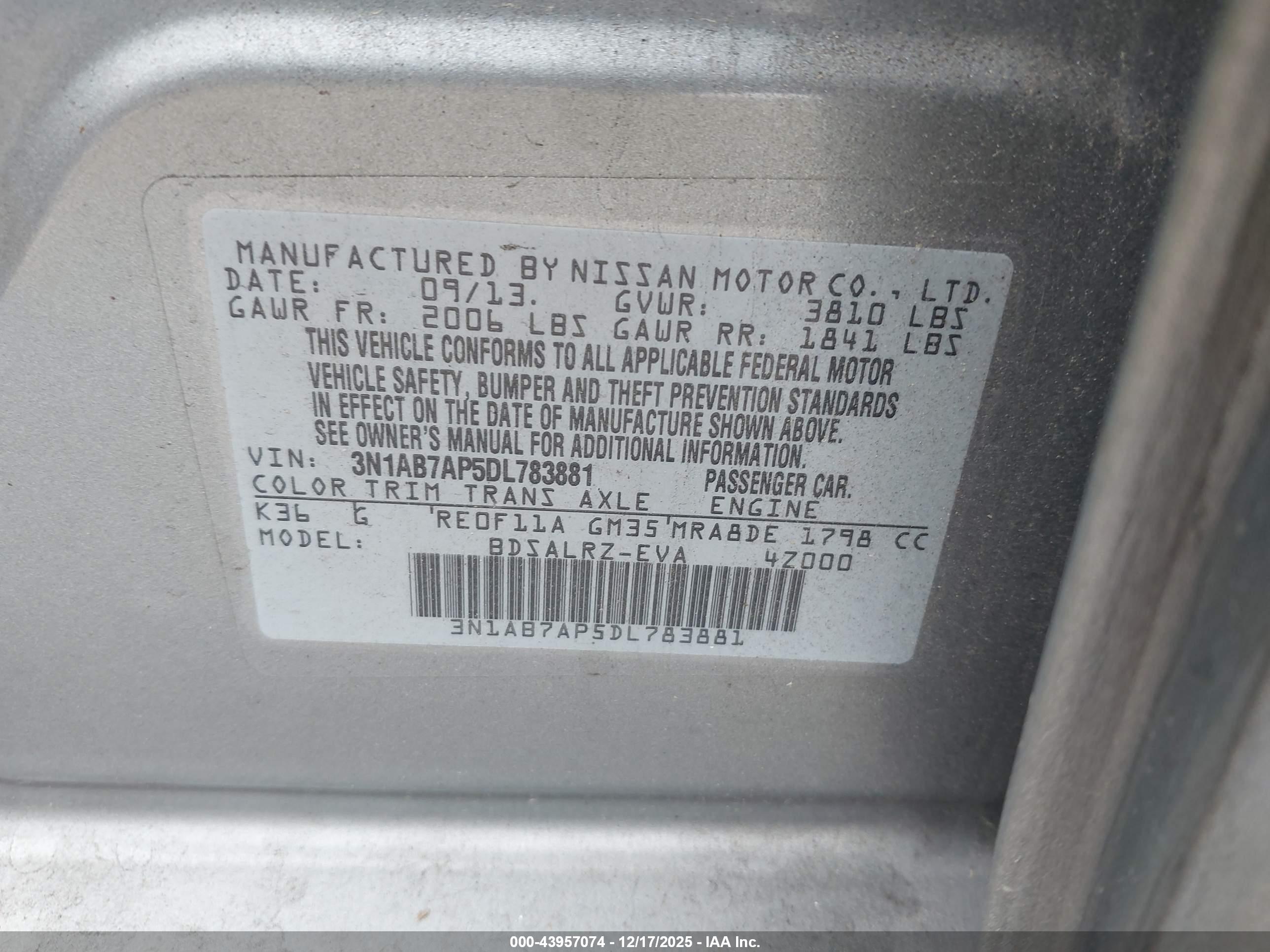NISSAN SENTRA image 9