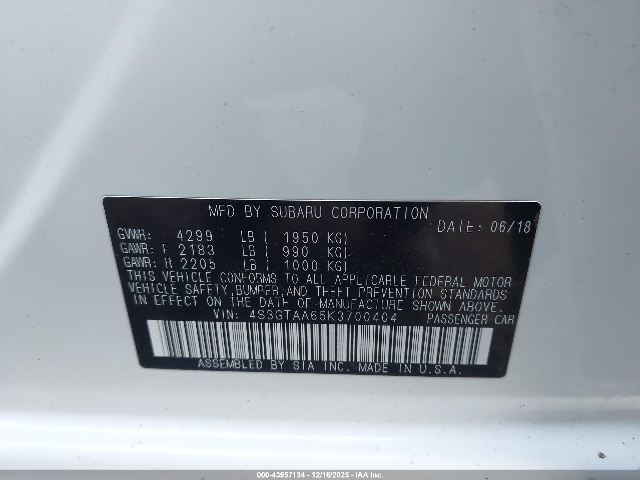 SUBARU IMPREZA image 9