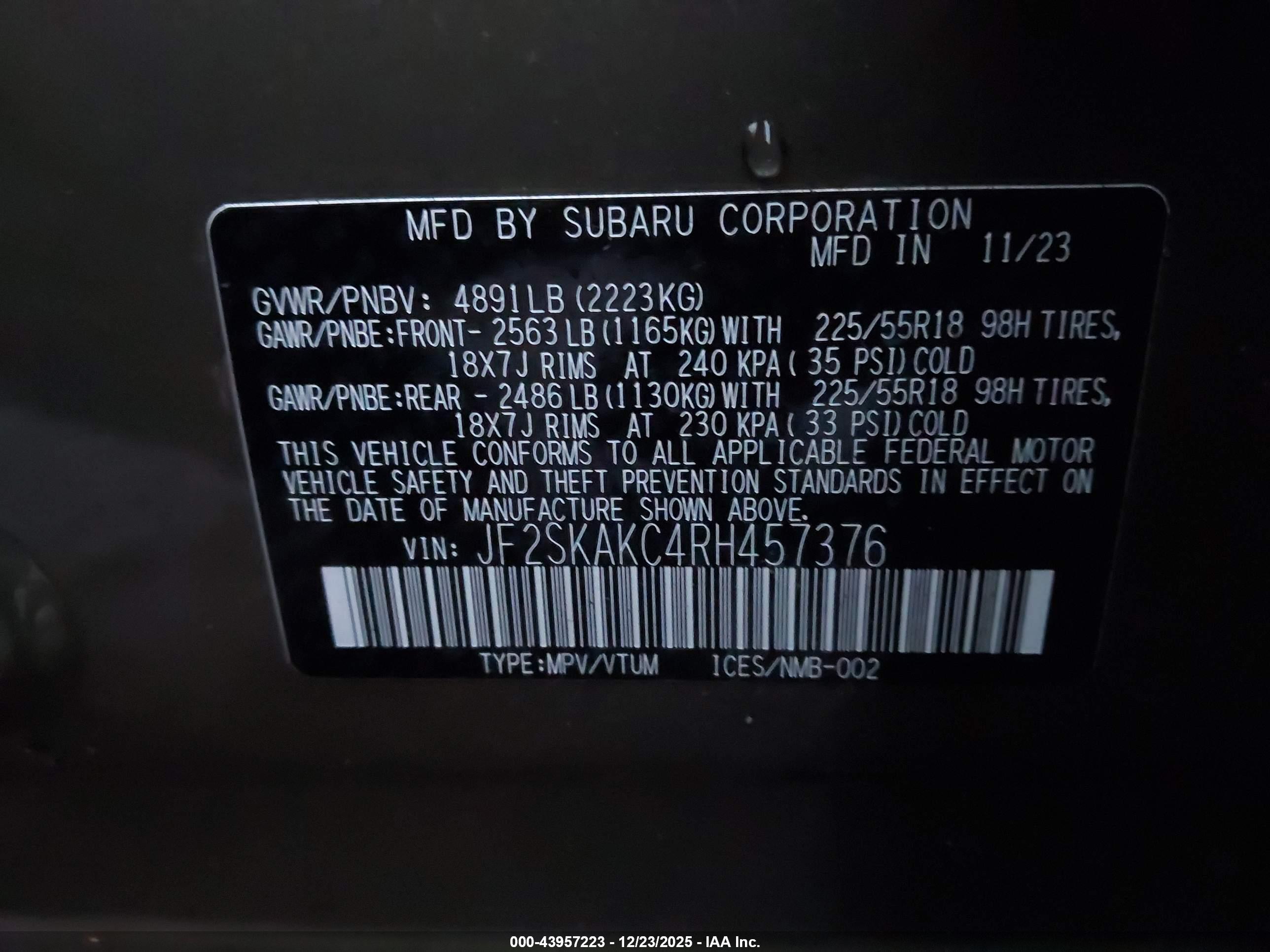 SUBARU FORESTER image 9