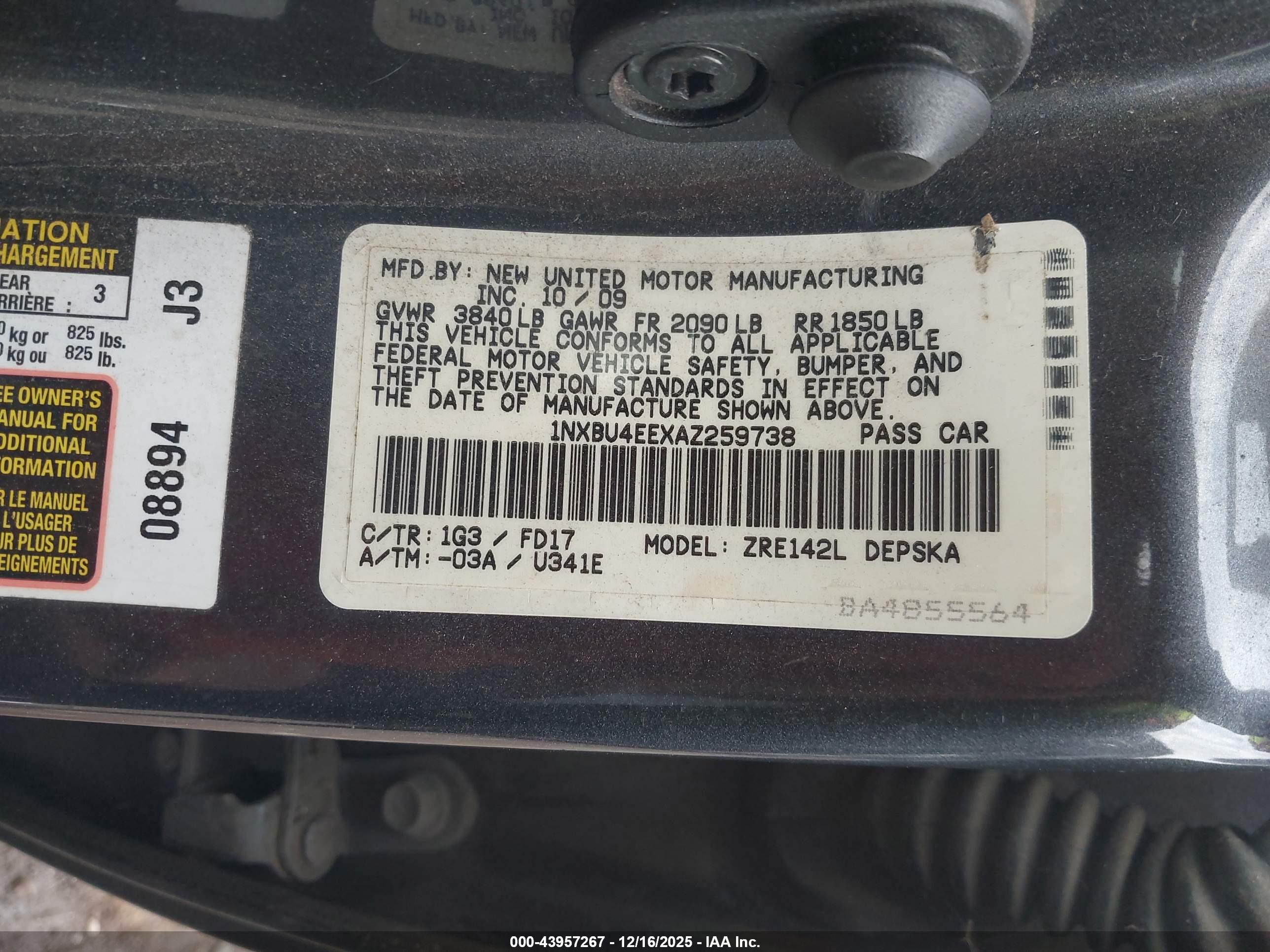 TOYOTA COROLLA image 9