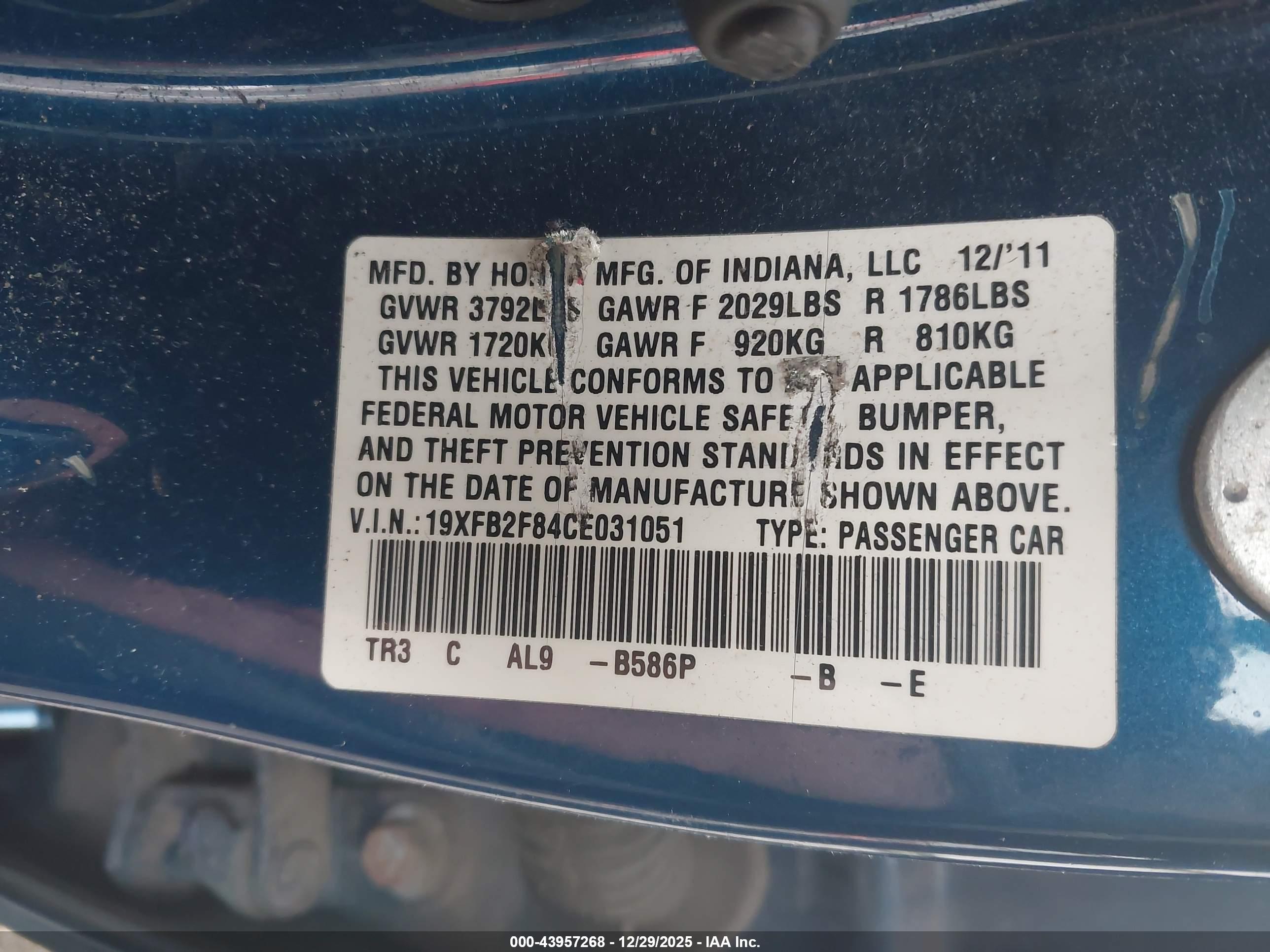 HONDA CIVIC image 9