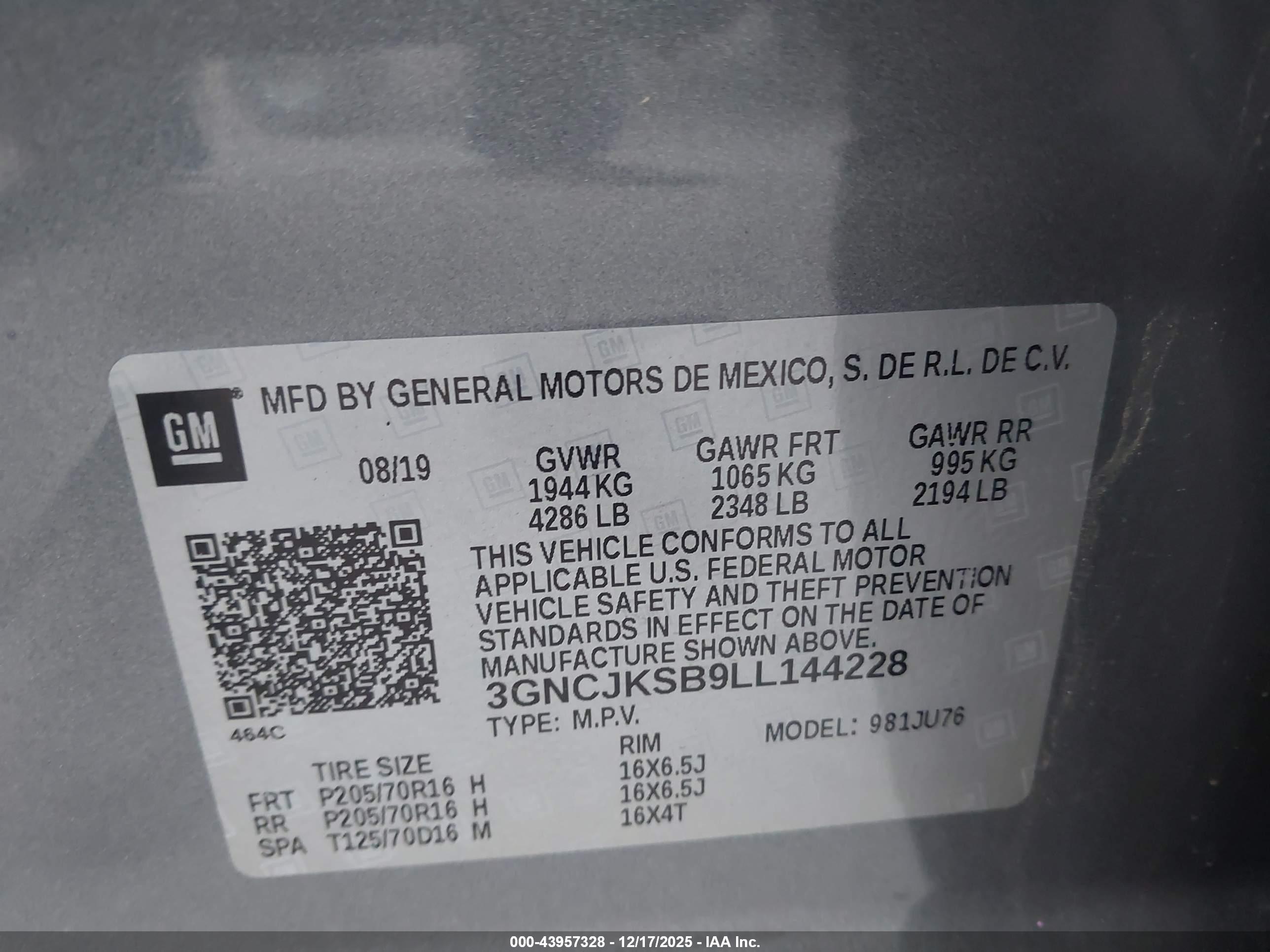 CHEVROLET TRAX image 9