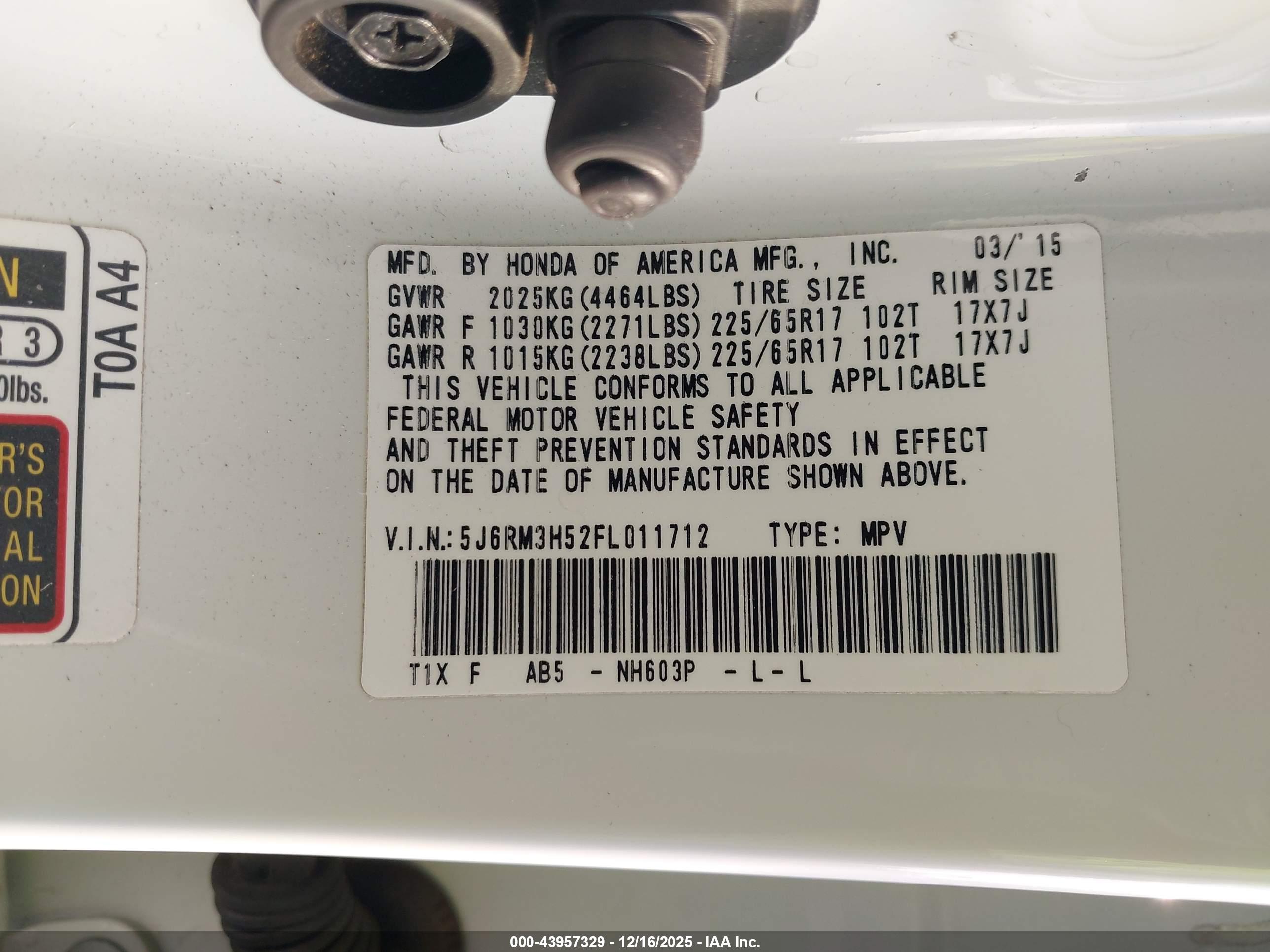 HONDA CR-V image 9
