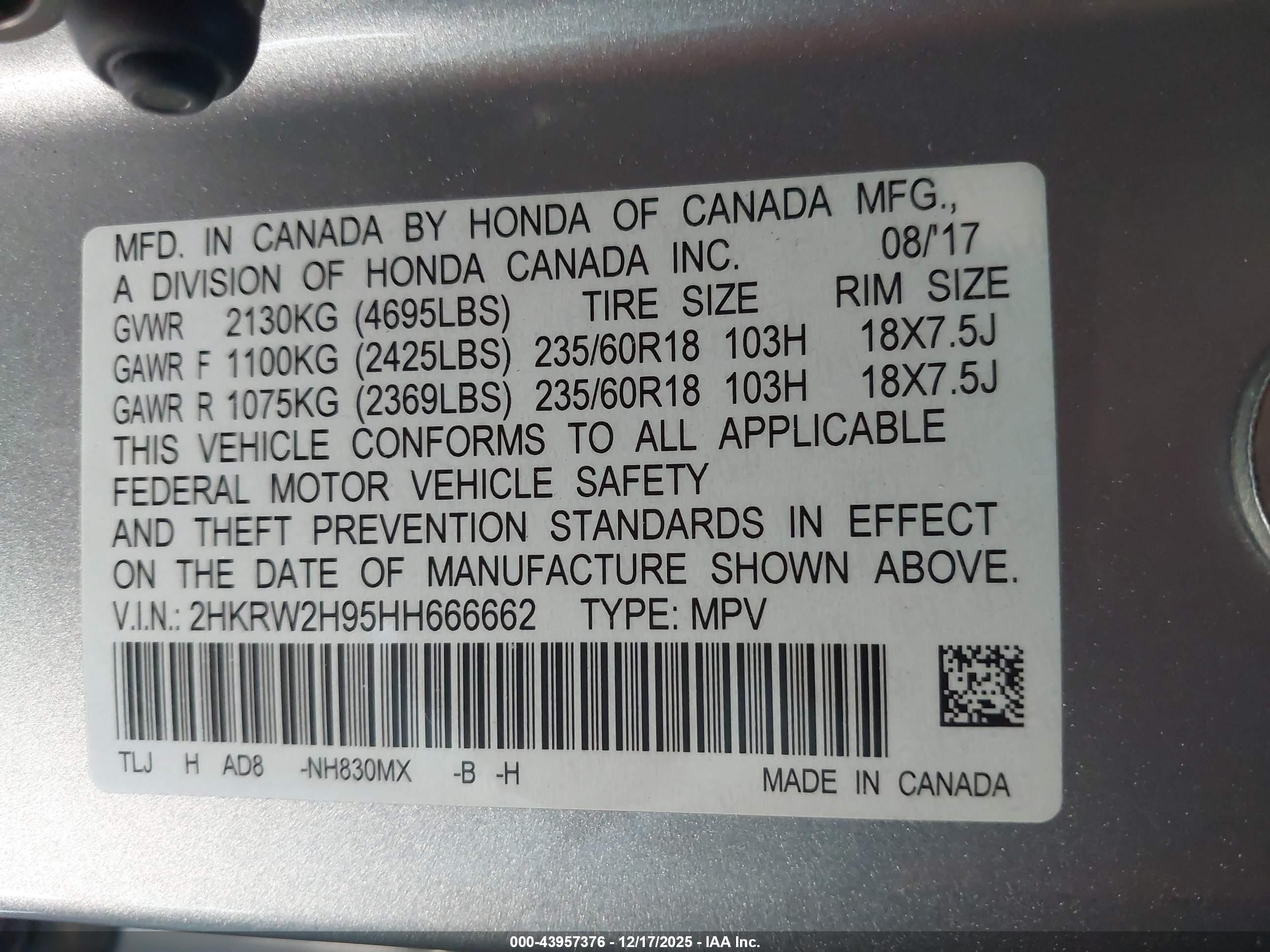 HONDA CR-V image 9