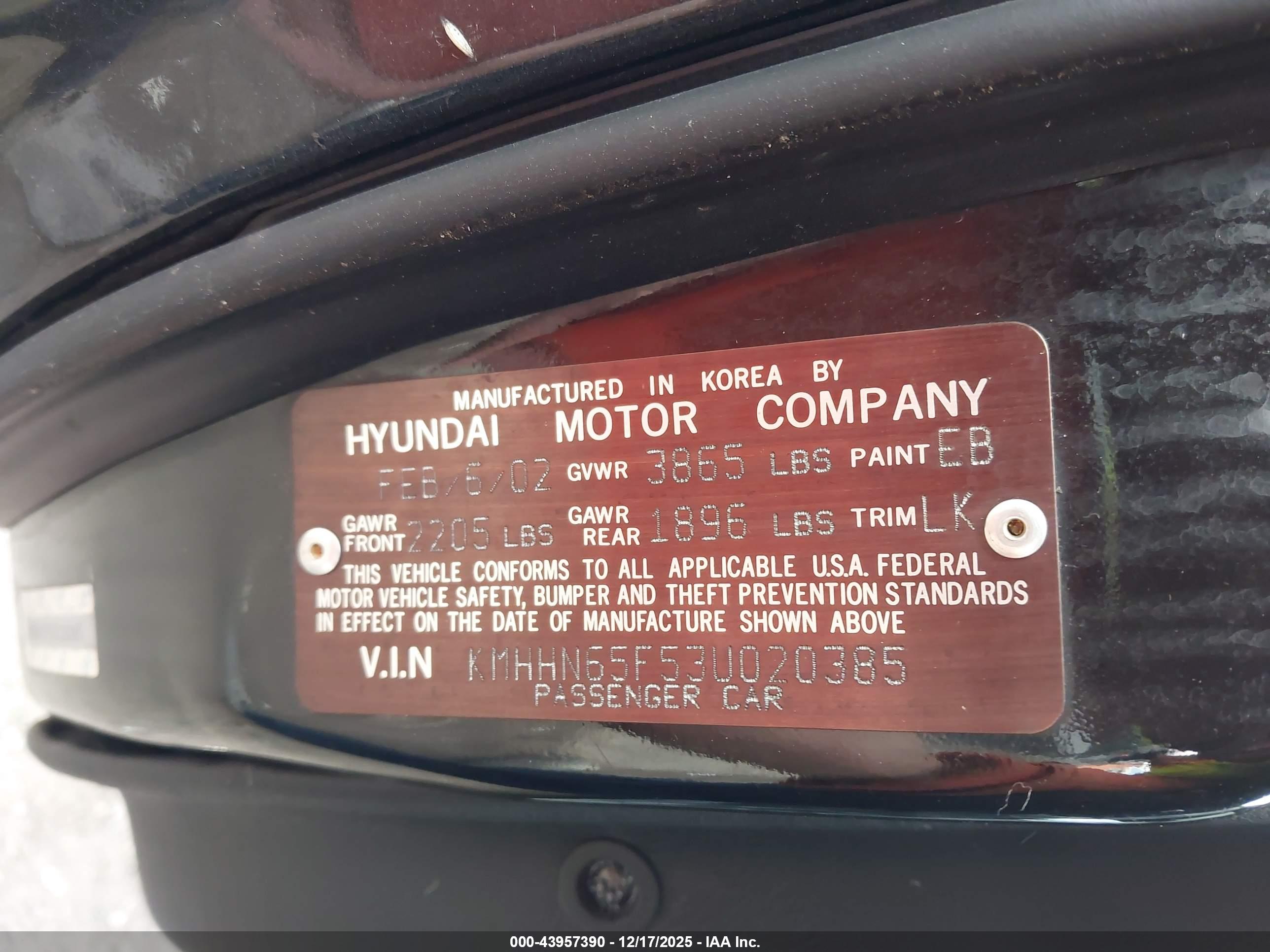 HYUNDAI TIBURON image 9