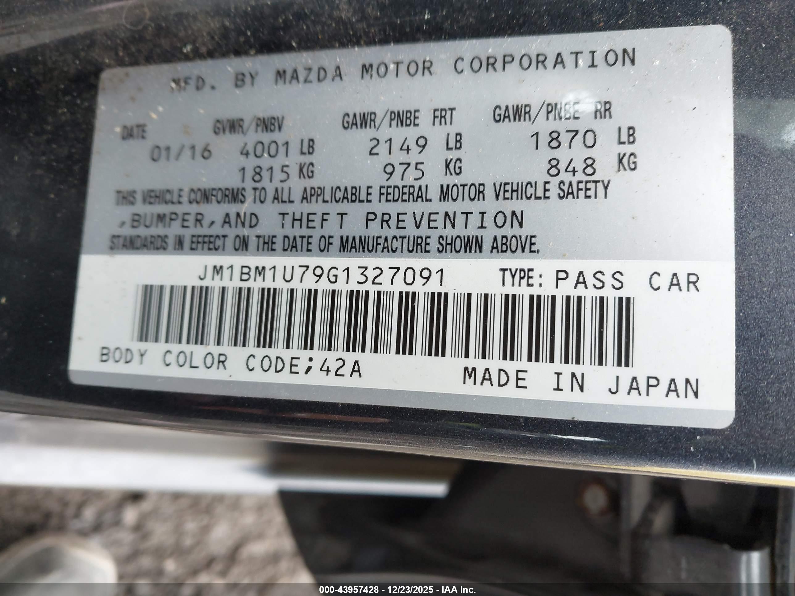 MAZDA MAZDA3 image 9