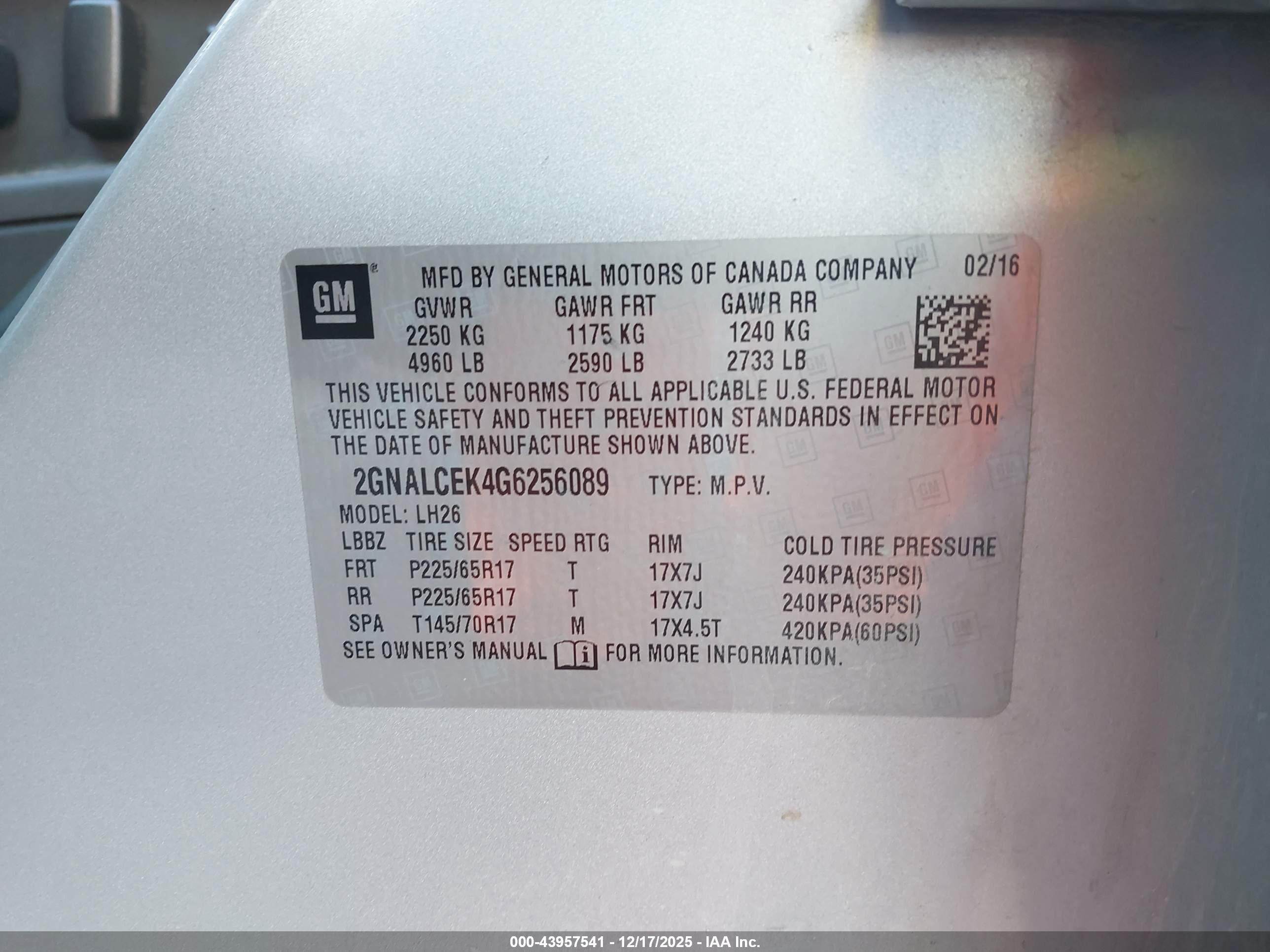 CHEVROLET EQUINOX image 9