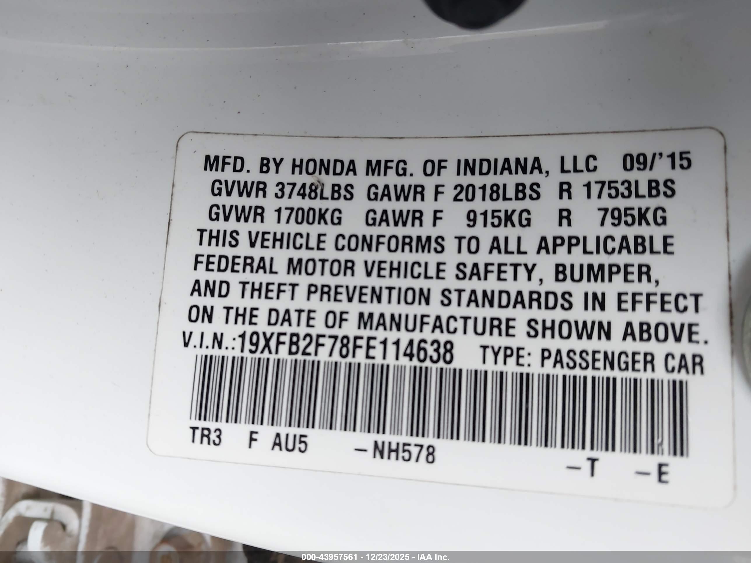 HONDA CIVIC image 9