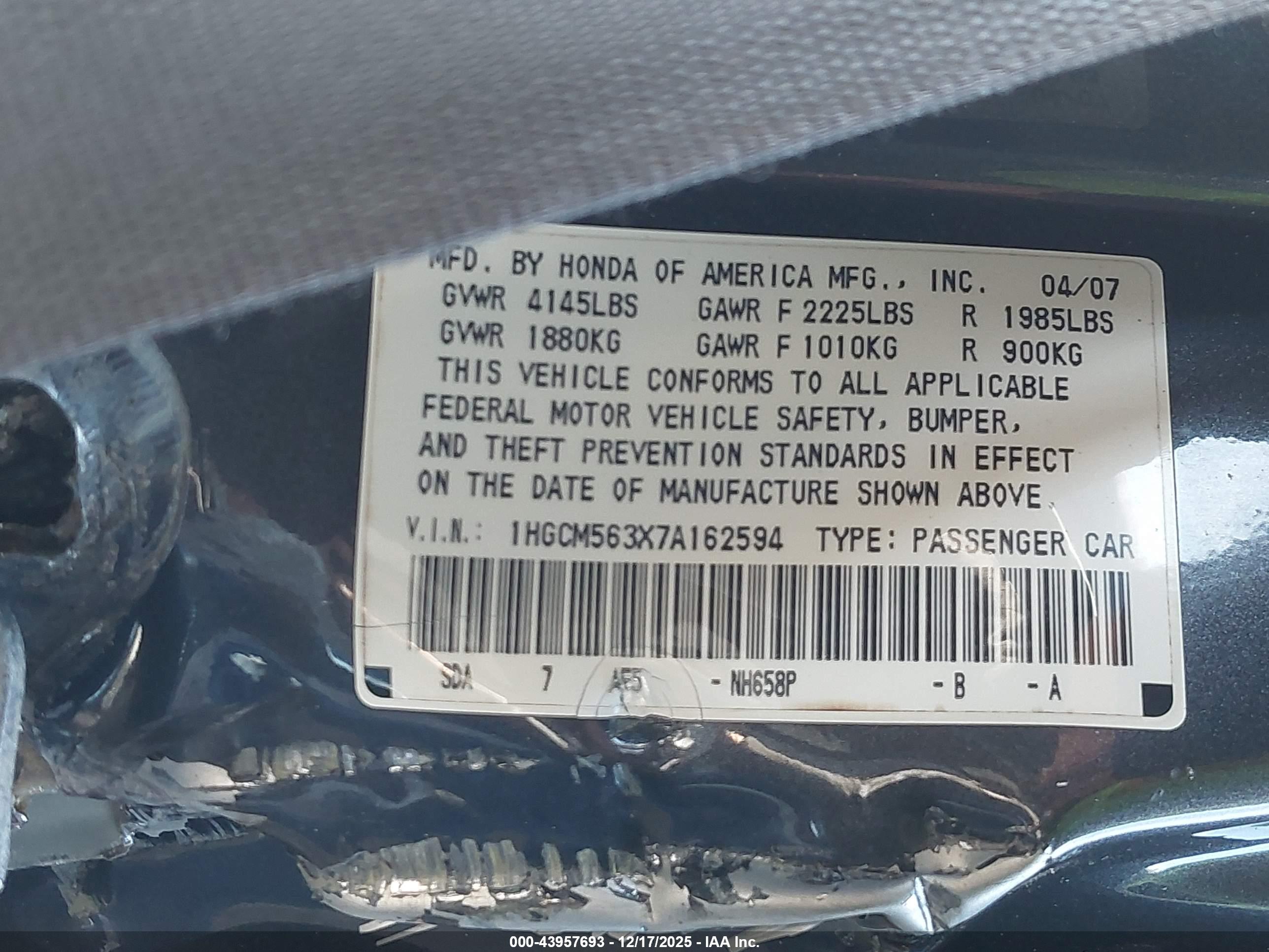 HONDA ACCORD image 9