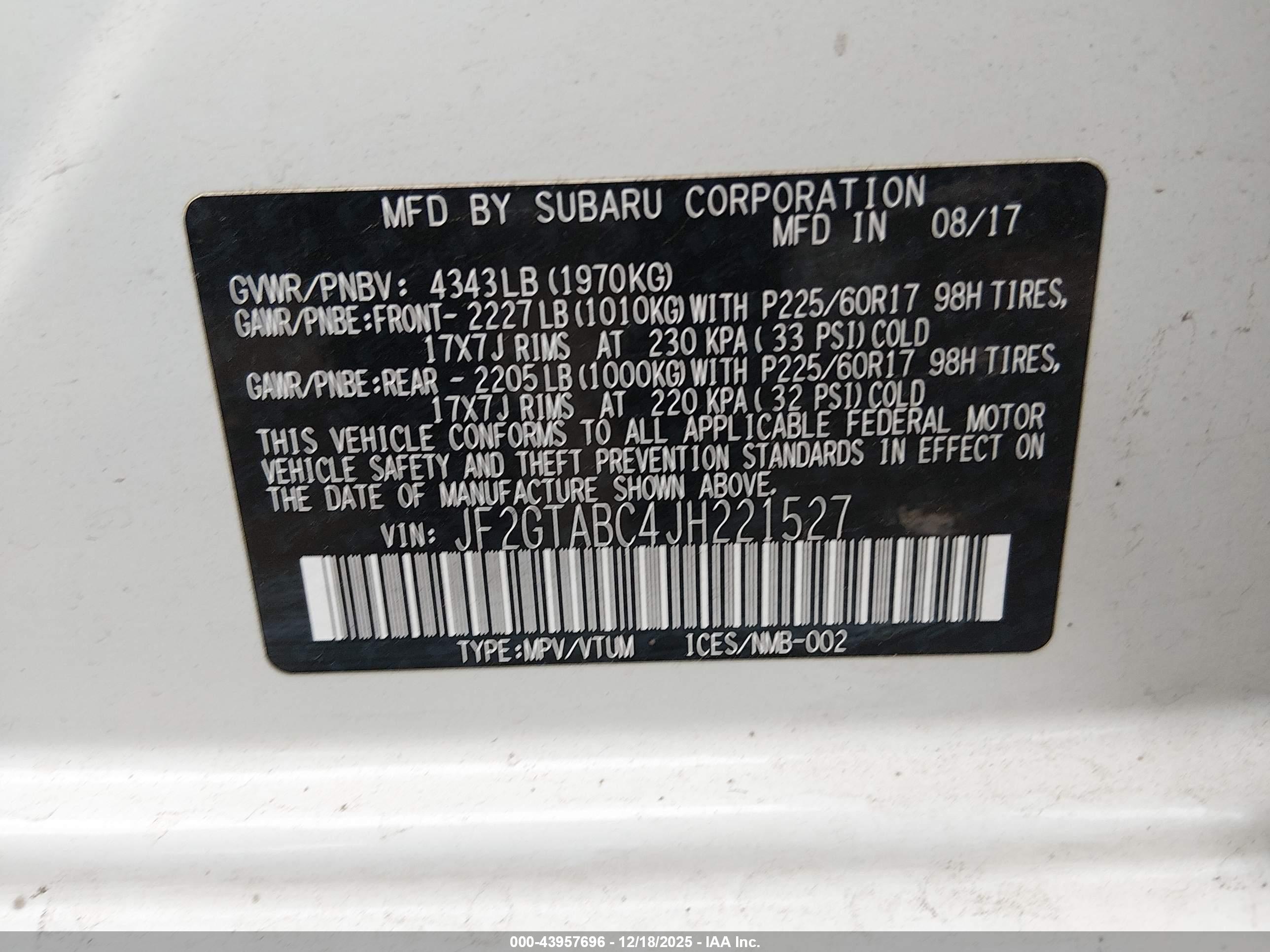 SUBARU CROSSTREK image 9