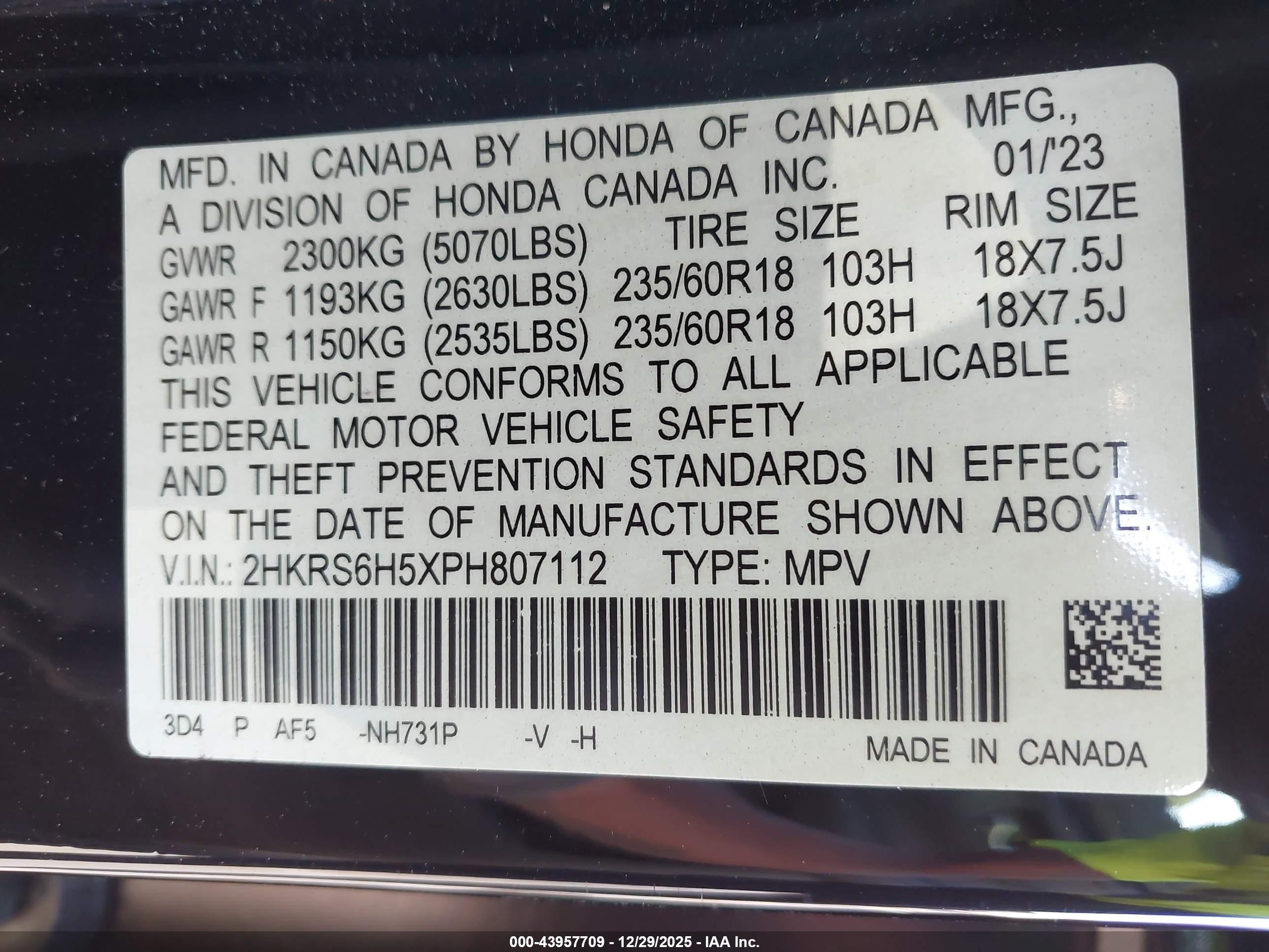 HONDA CR-V image 9