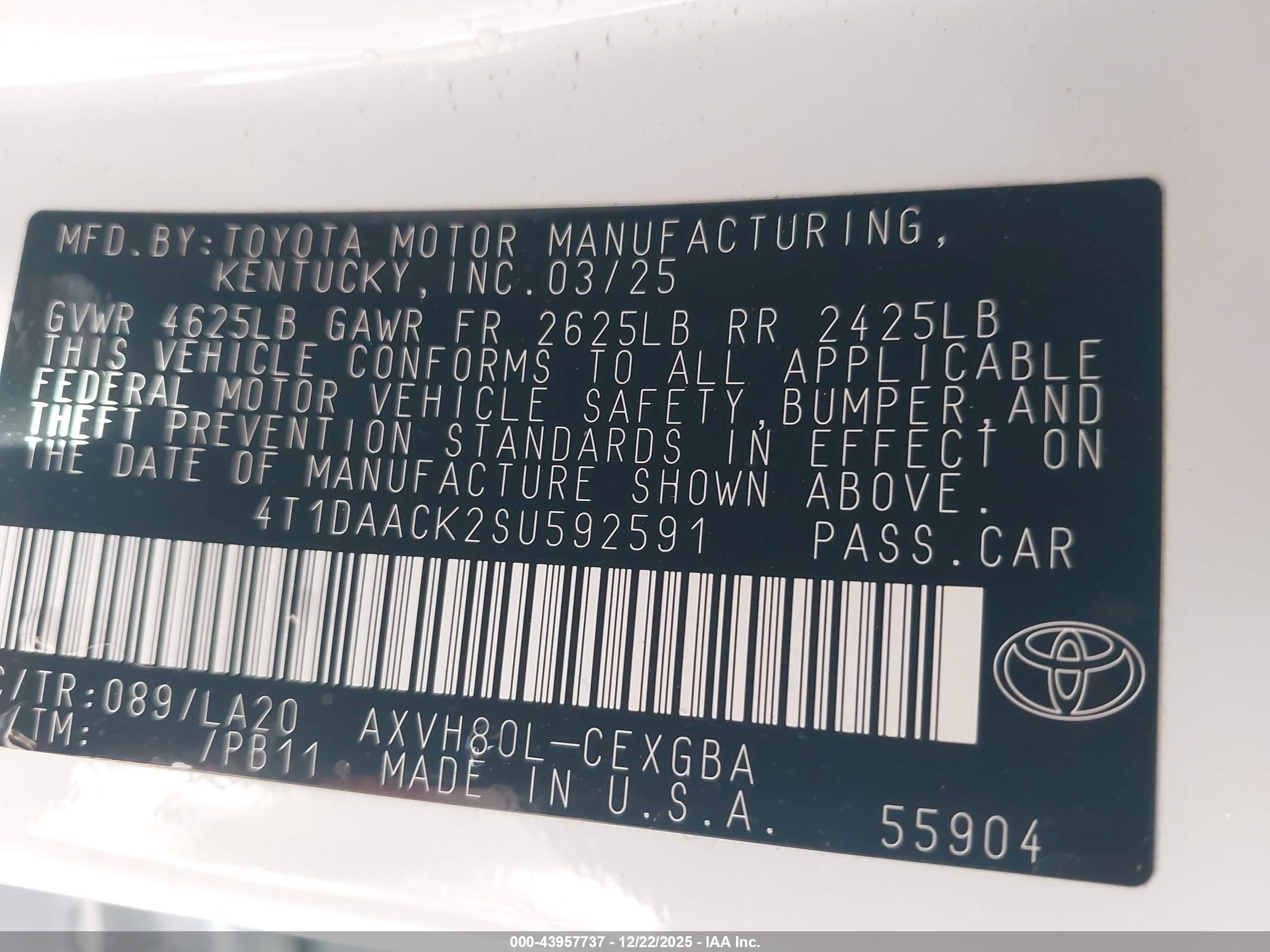TOYOTA CAMRY image 9