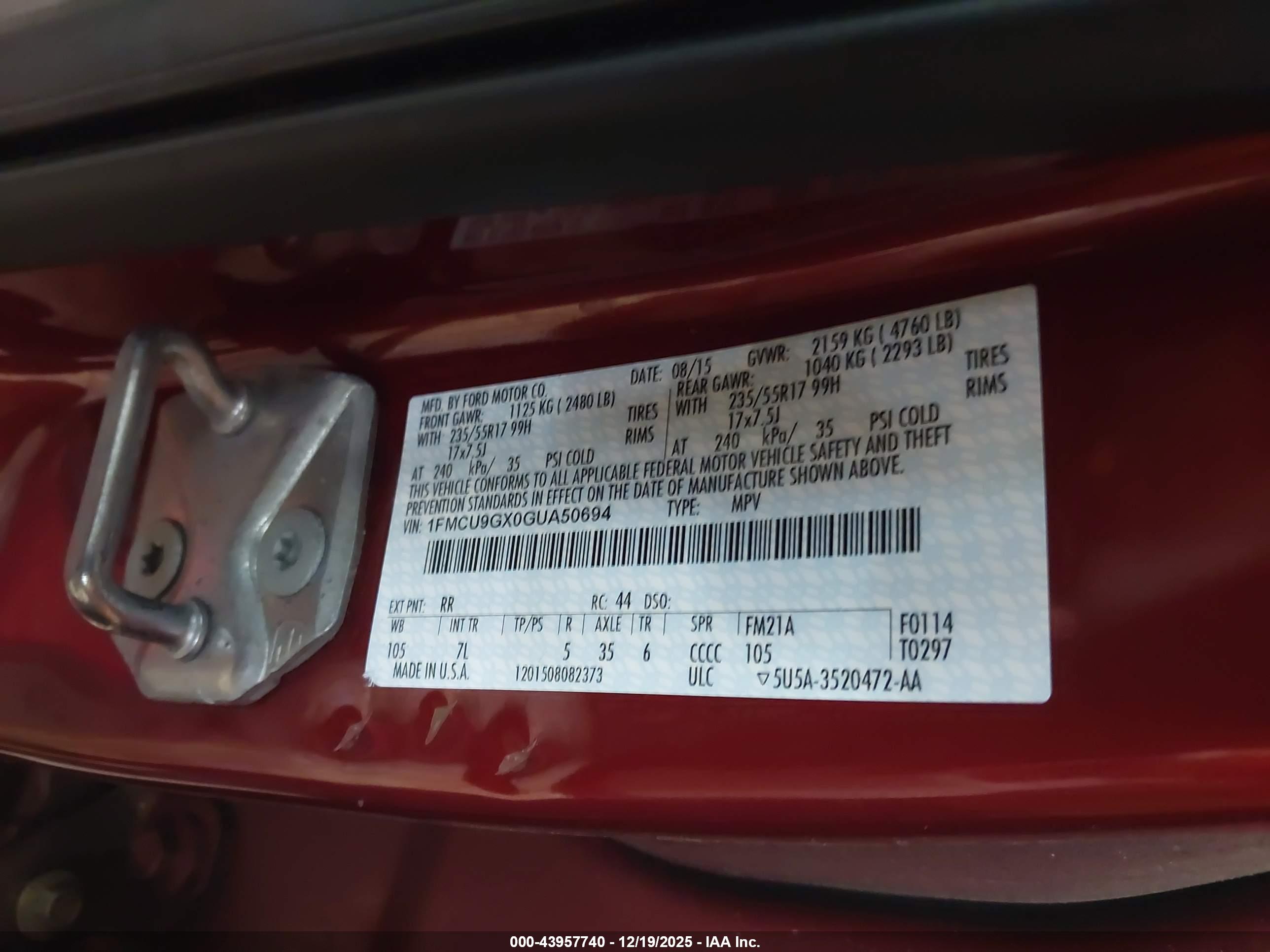 FORD ESCAPE image 9