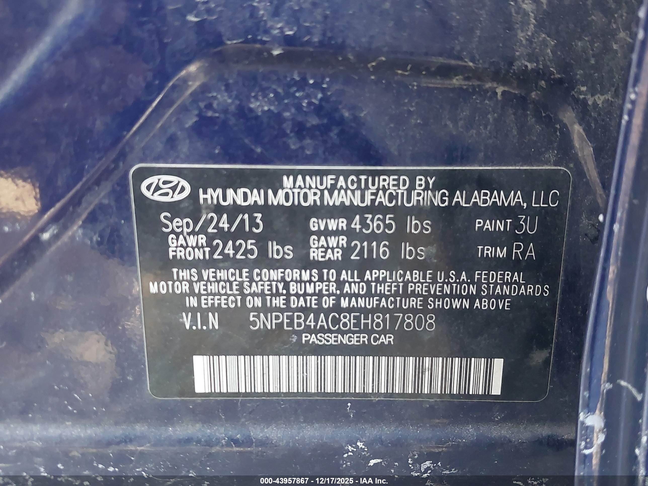 HYUNDAI SONATA image 9