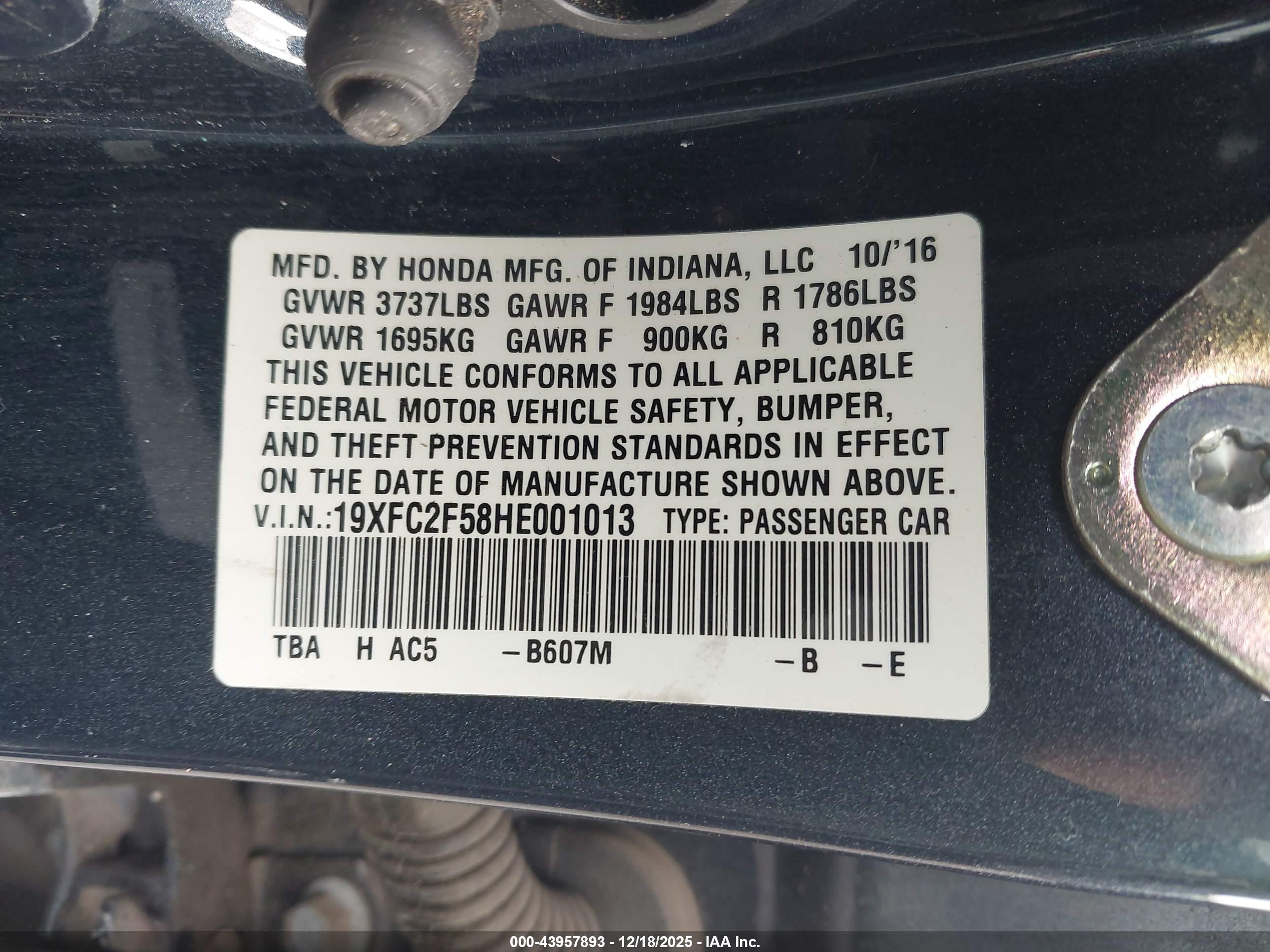 HONDA CIVIC image 9