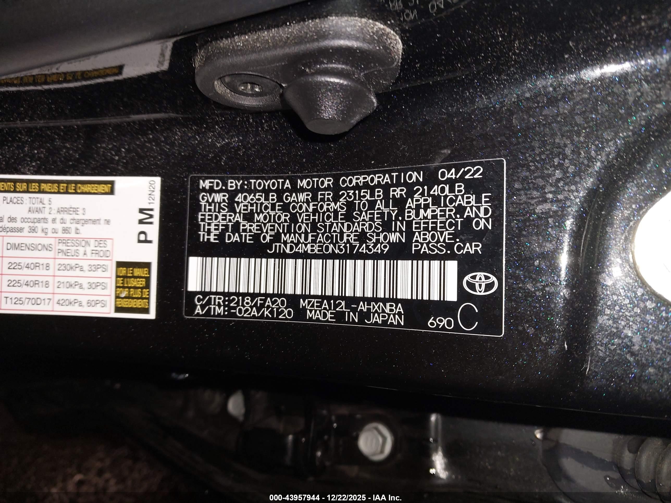 TOYOTA COROLLA image 9